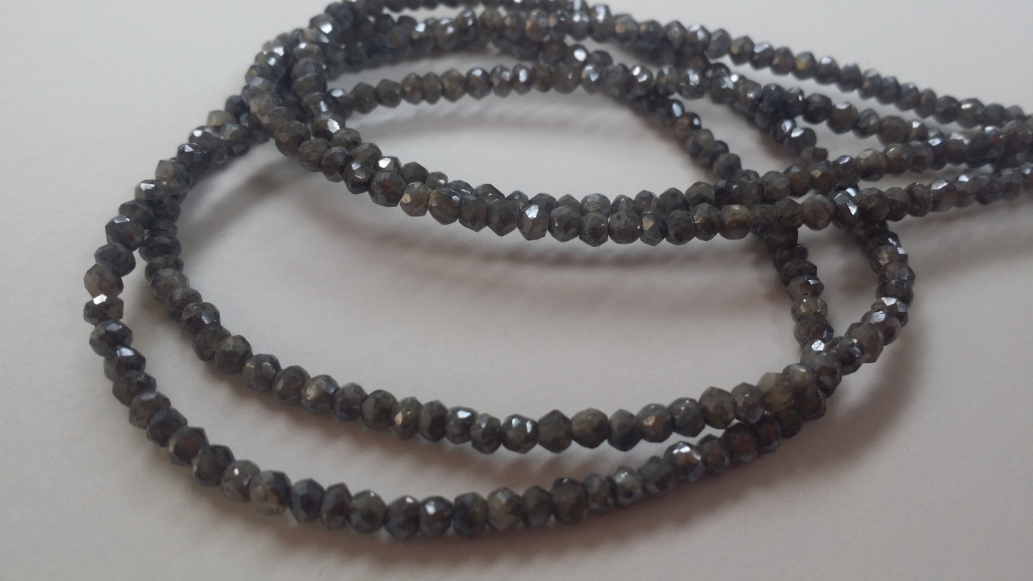 Coated Silverite Rondelles