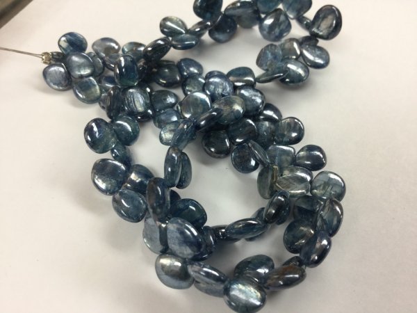Coated Kyanite Hearts Smooth