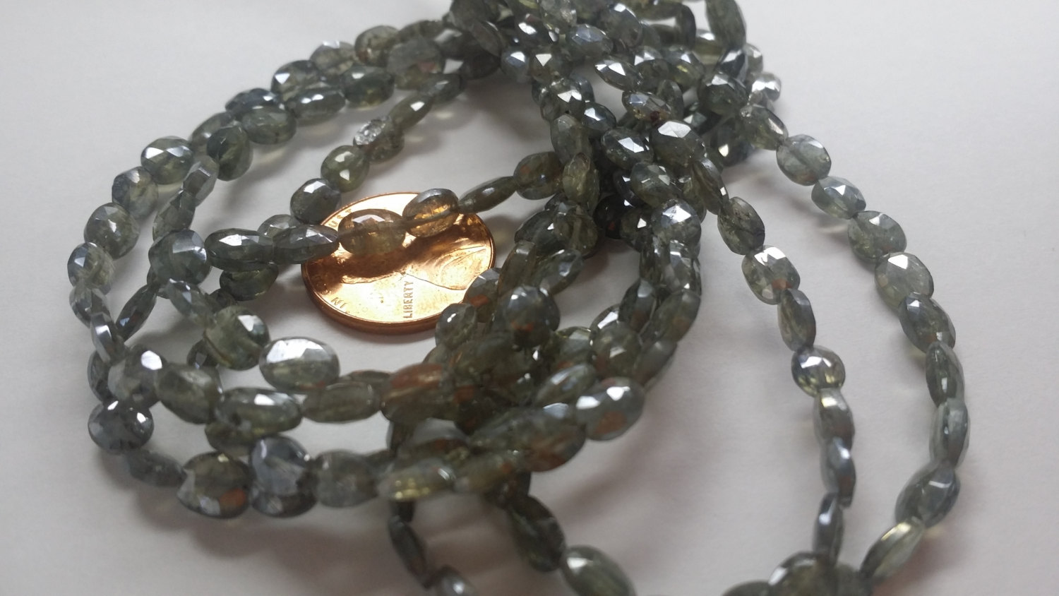 Grey Coated Silverite Ovals