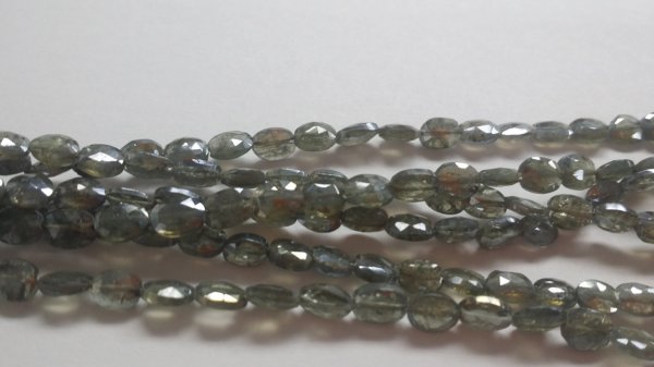 Grey Coated Silverite Ovals