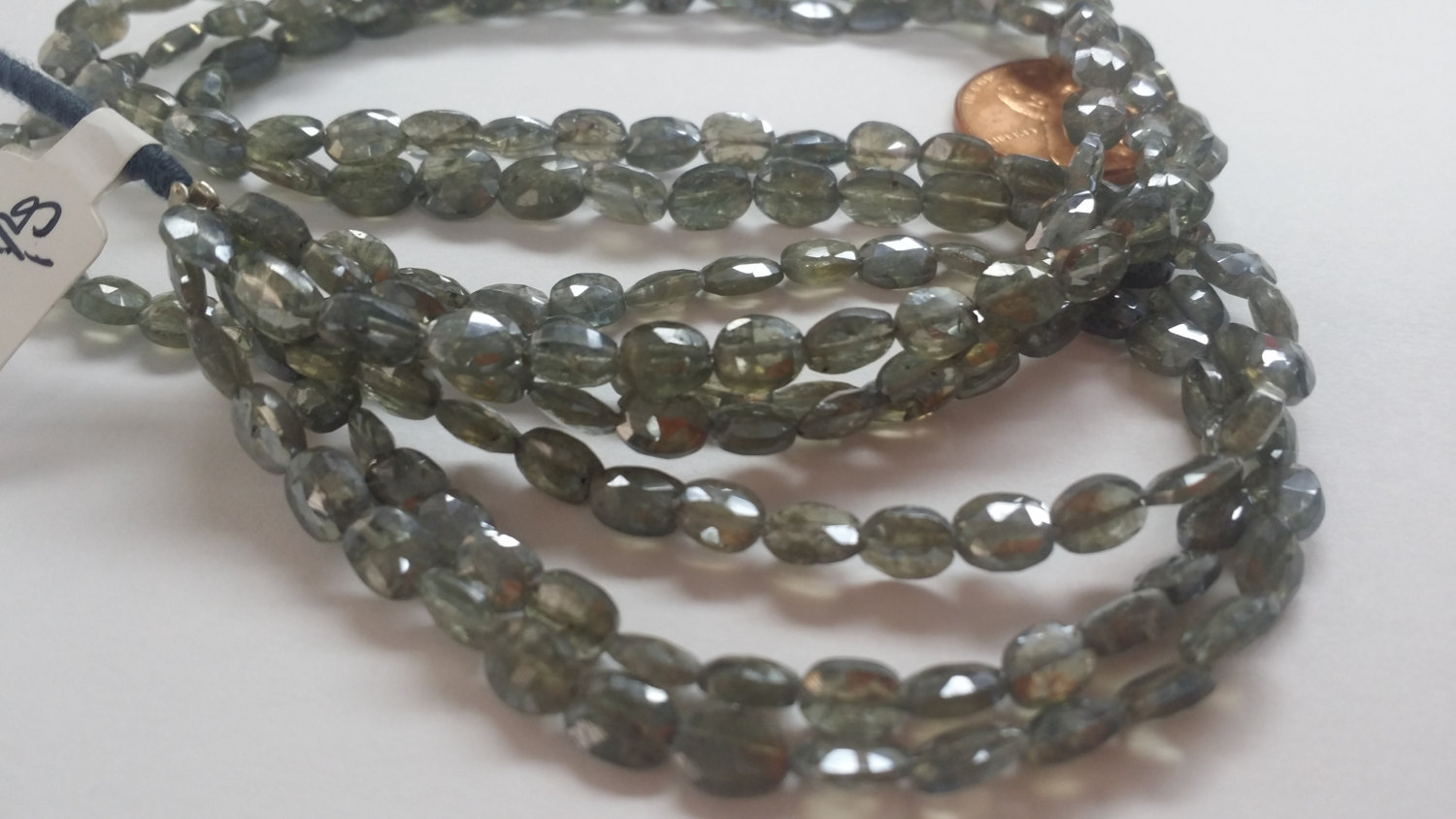 Grey Coated Silverite Ovals