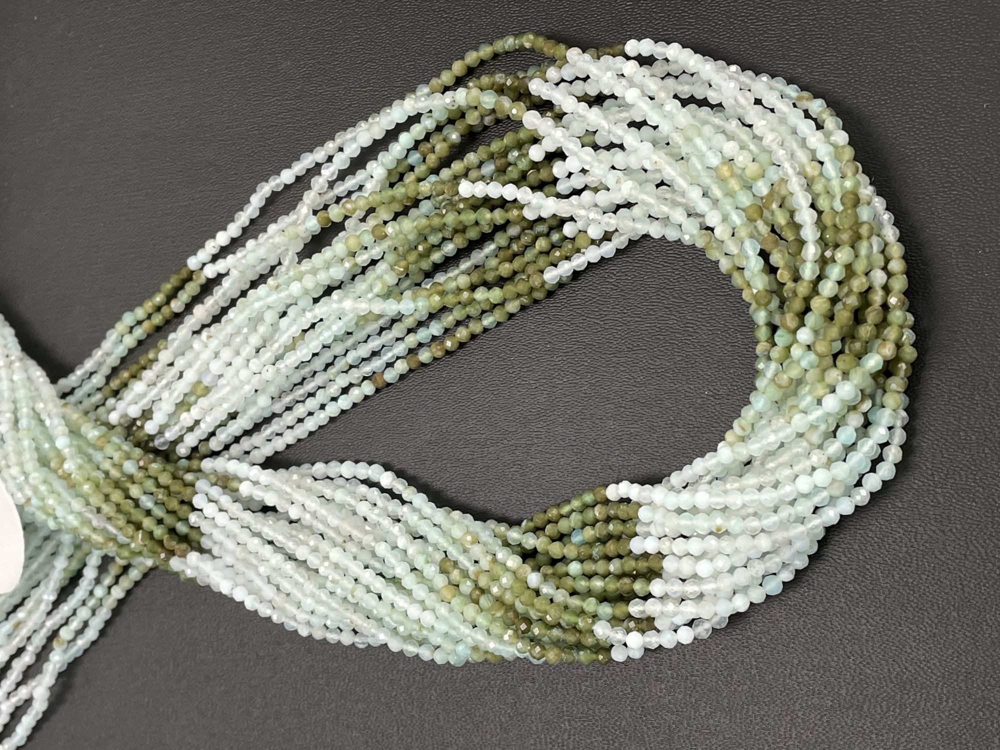 Shaded OPAL Rondelle Faceted