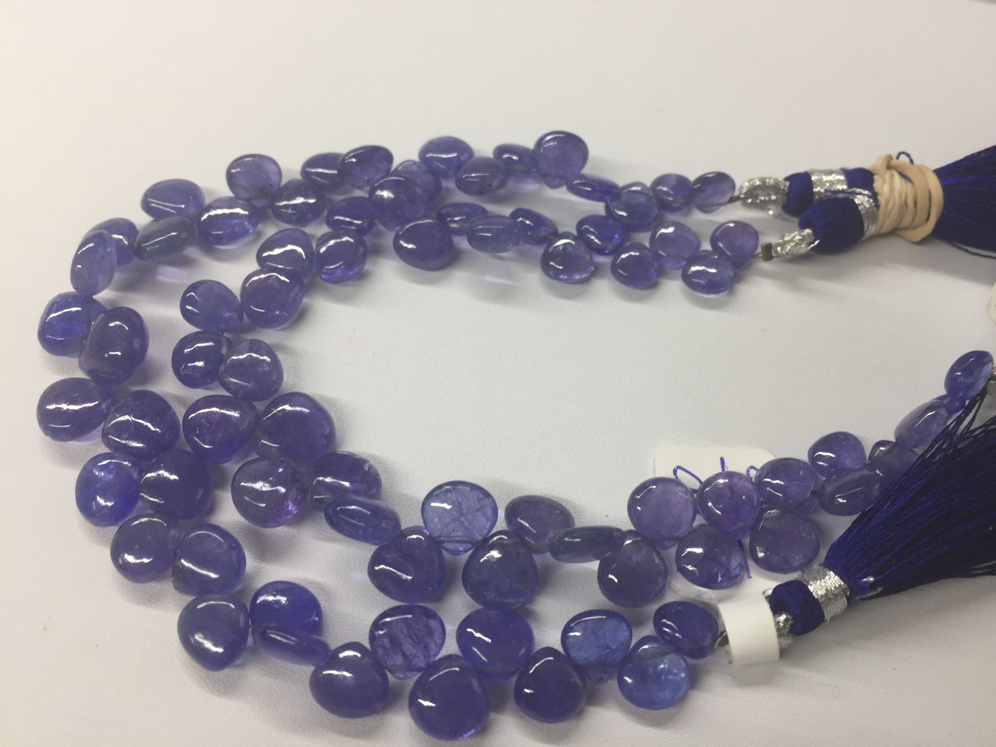 Tanzanite Hearts Smooth