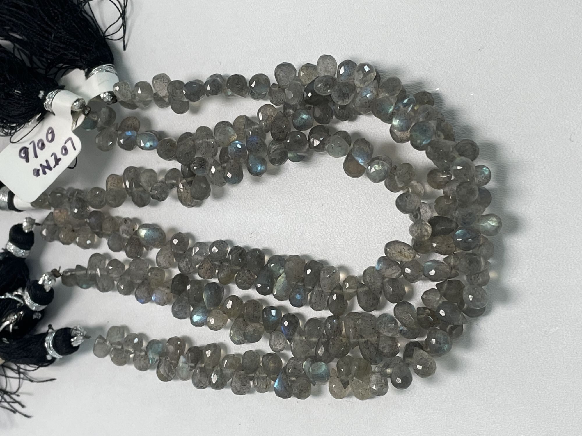 Labradorite Drop Faceted