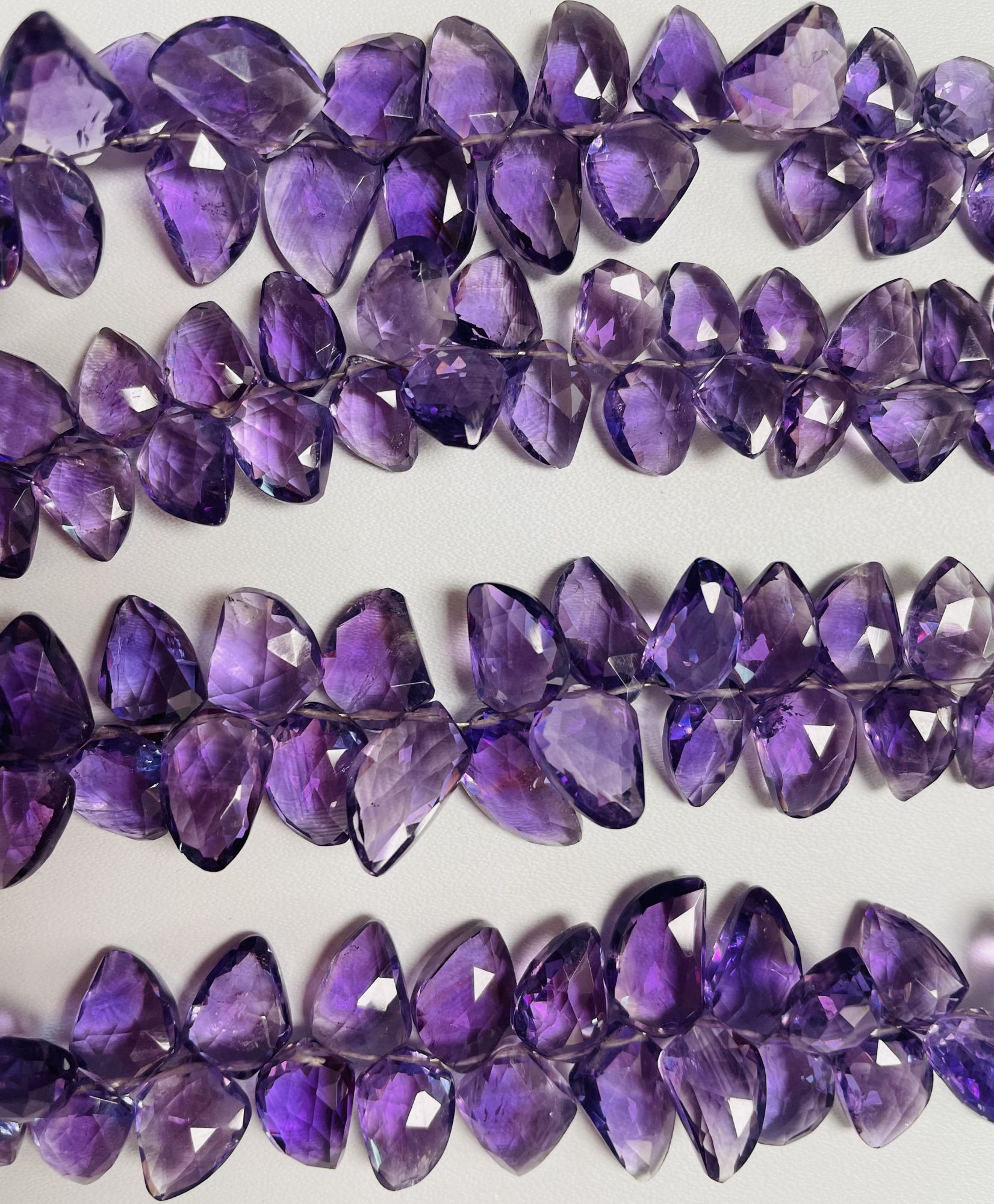 Amethyst Saber Tooth Faceted