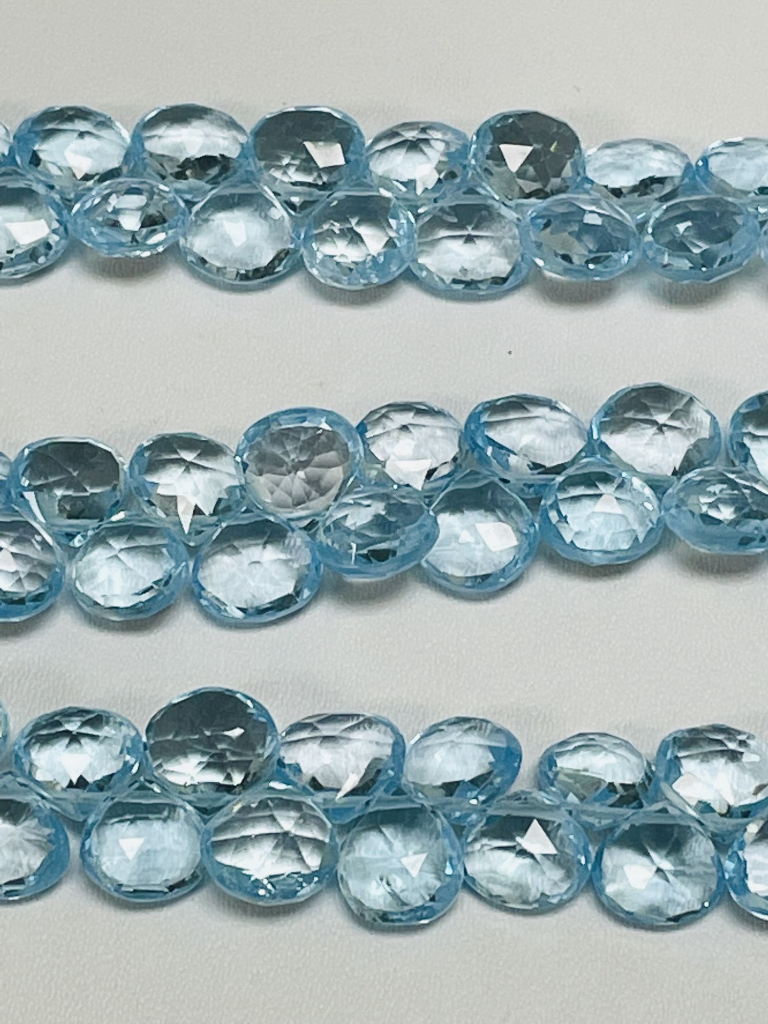 Sky Blue Topaz Heart Faceted