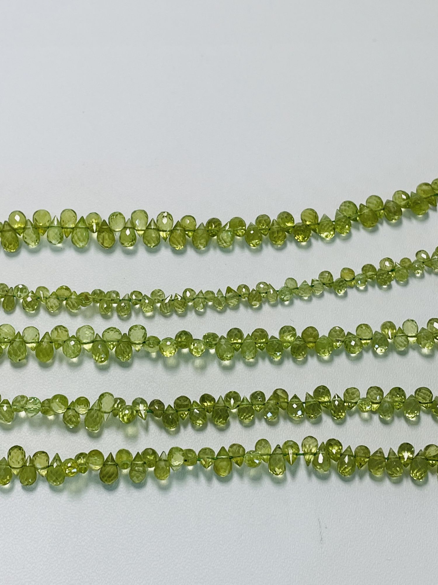 Peridot Drop Faceted