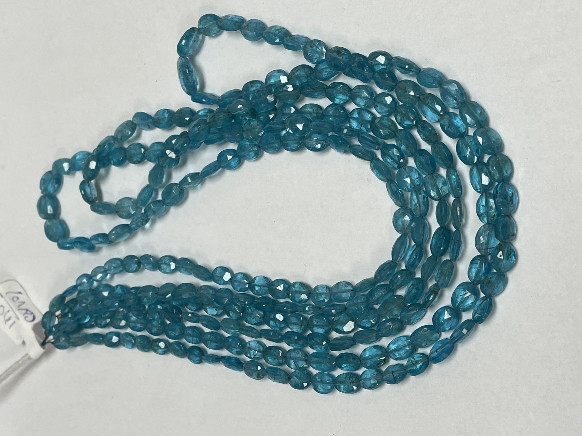 Blue Apatite Oval Faceted