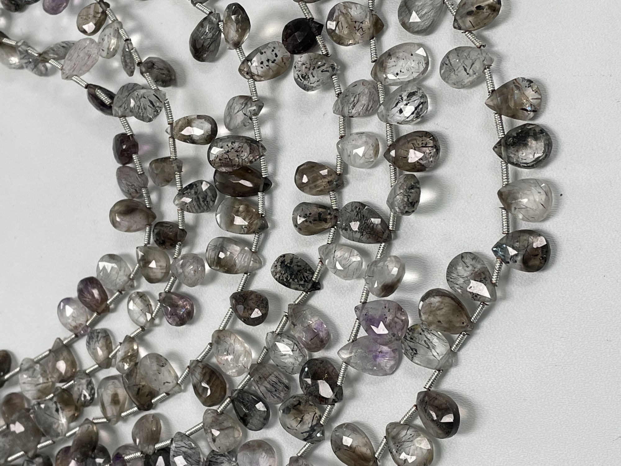 Moss Amethyst Pear Faceted