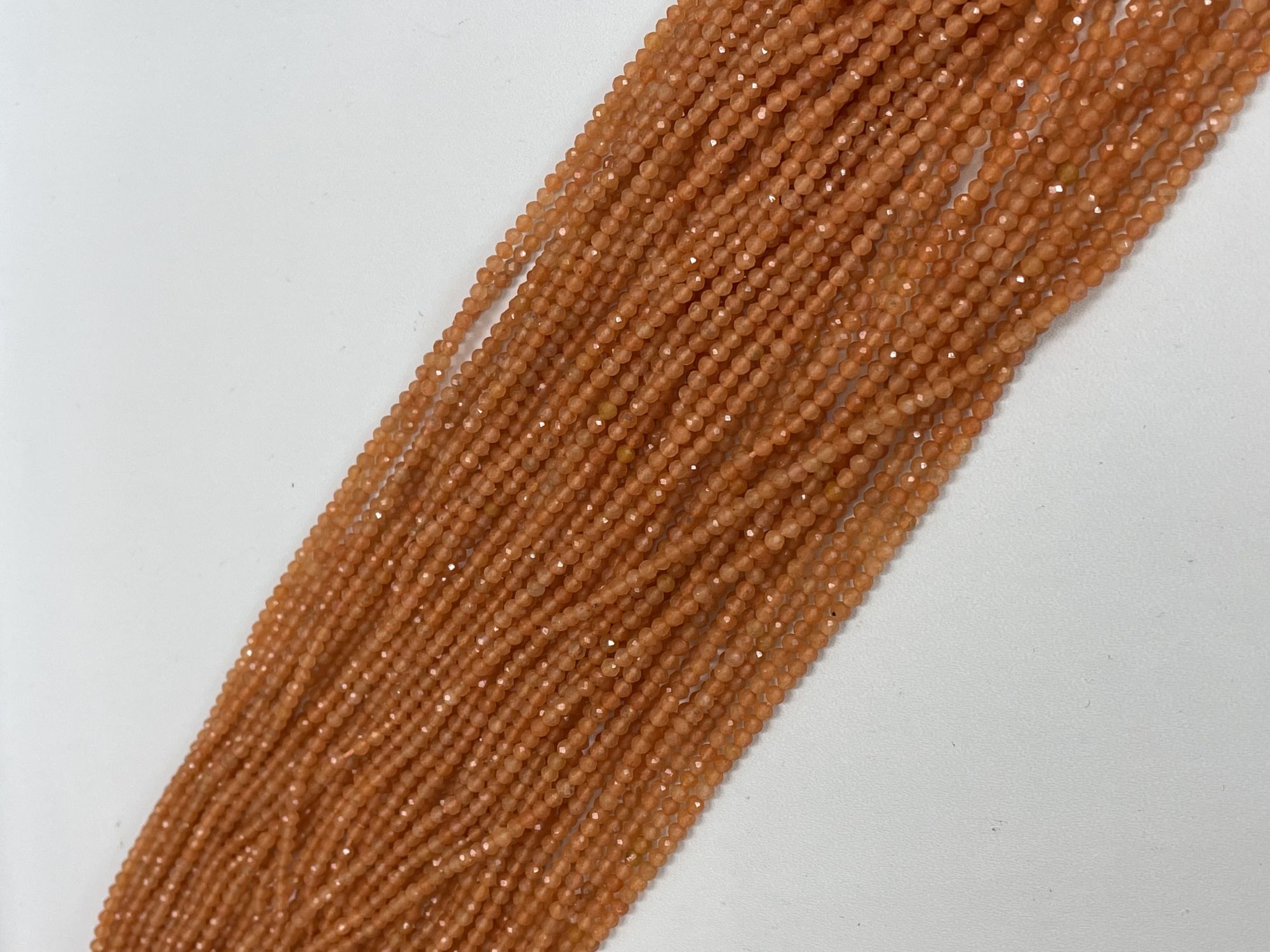 Carnelian Rondelle Faceted