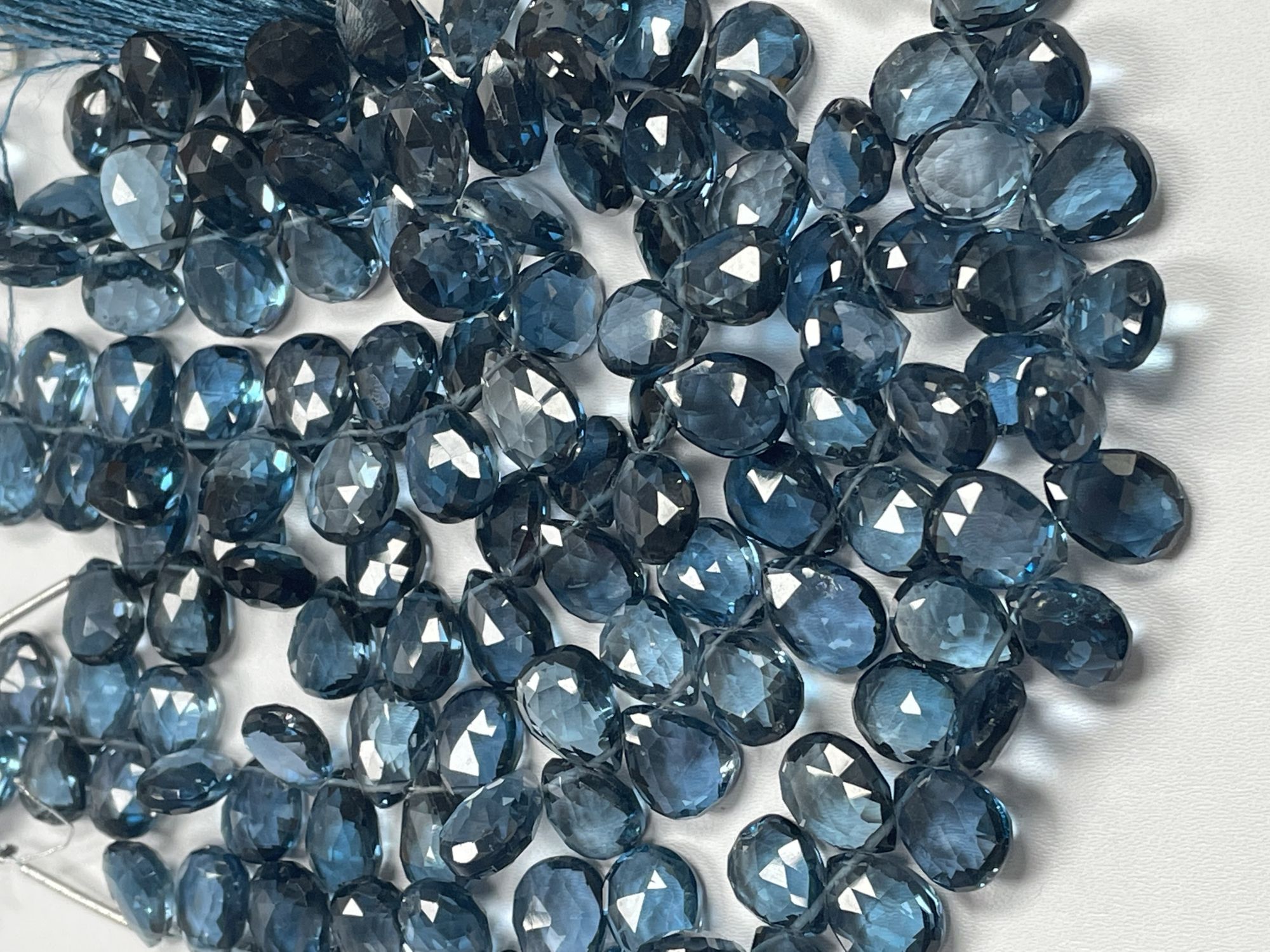 London Blue Topaz Pear Faceted