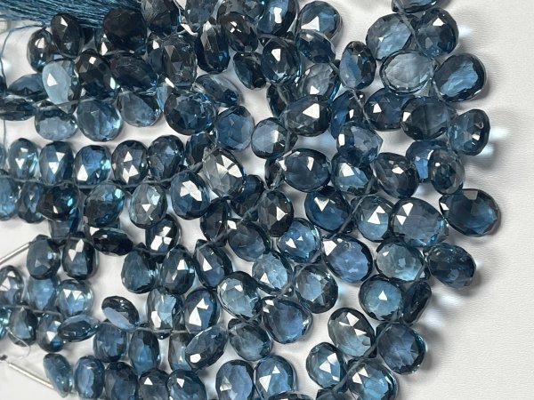 London Blue Topaz Pear Faceted