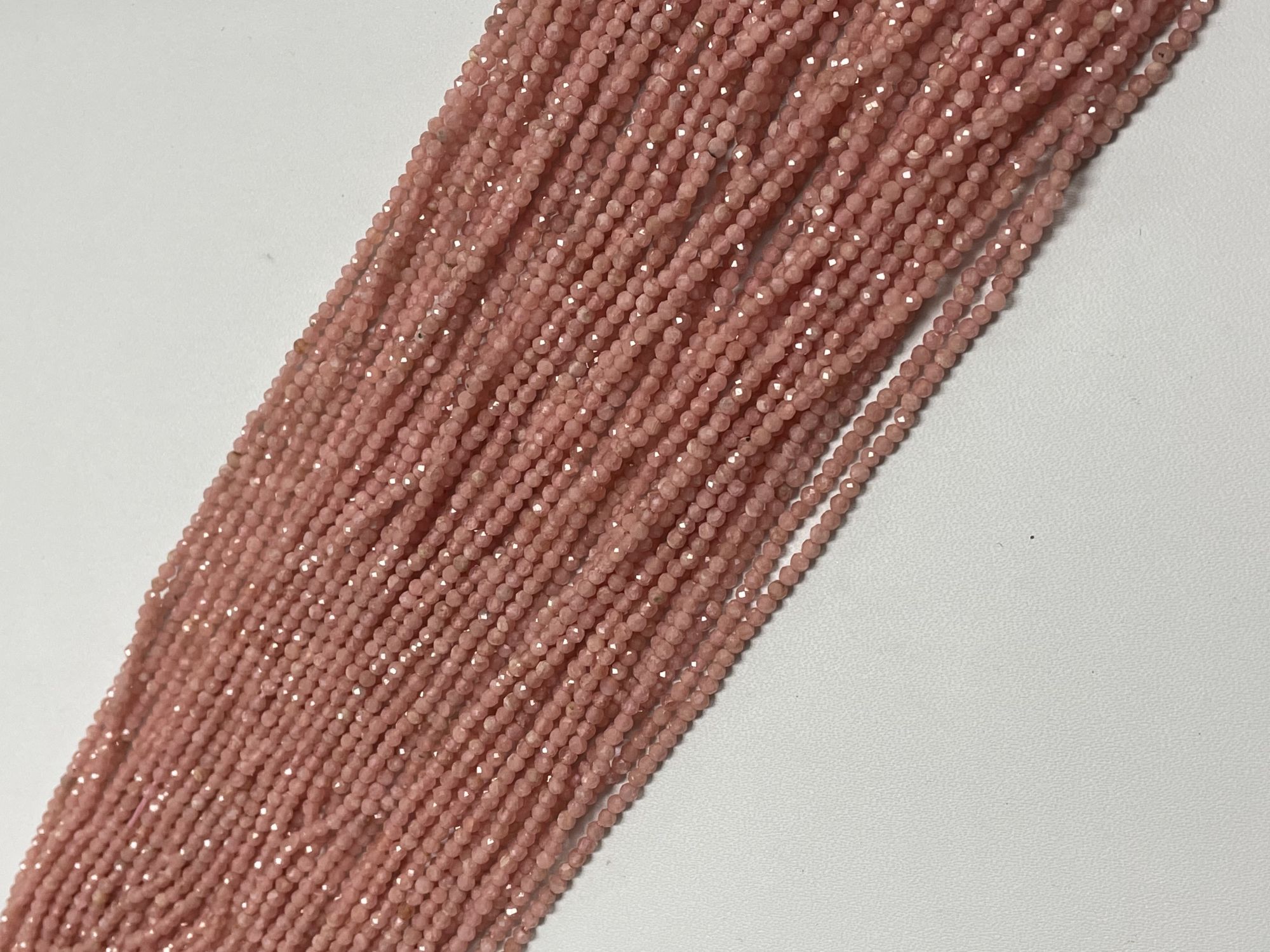 Rhodochrosite Rondelle Faceted