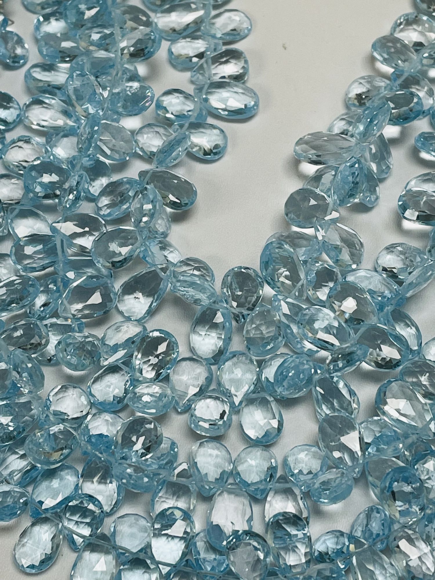 Sky Blue Topaz Pear Faceted