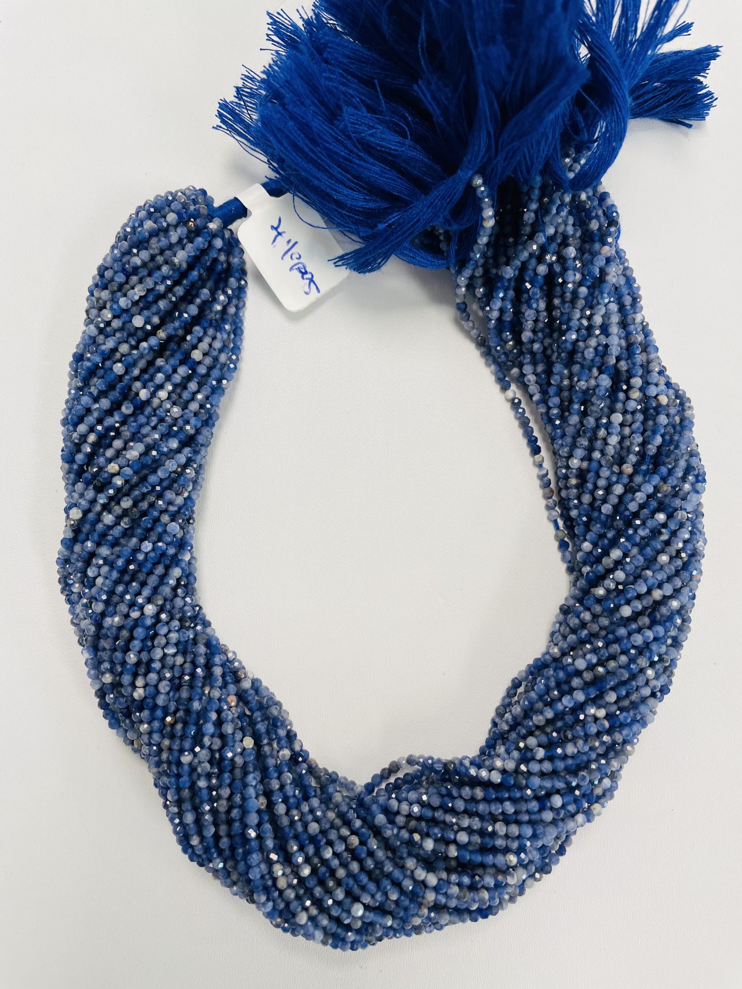 Sodalite Rondelle Faceted