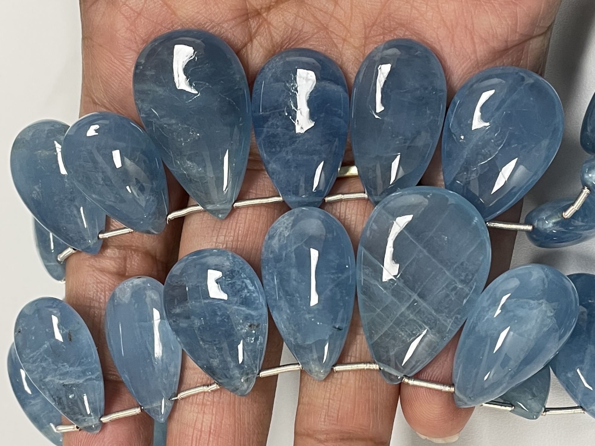 Aquamarine Pear Smooth