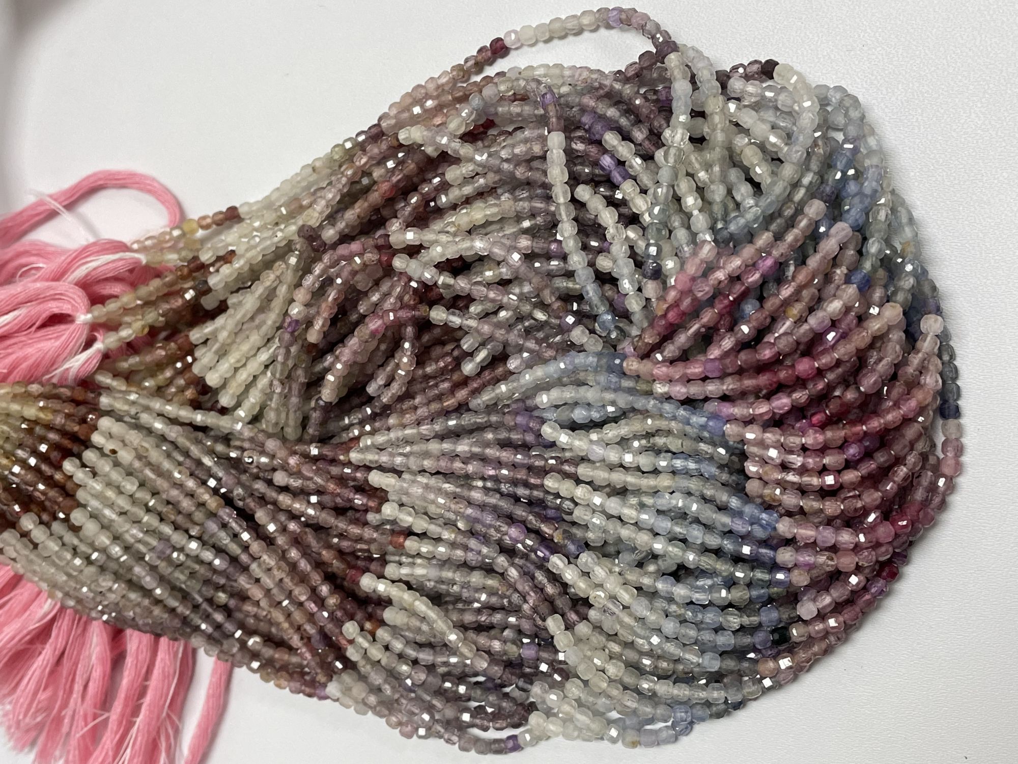 Multi Sapphire Rondelle Faceted