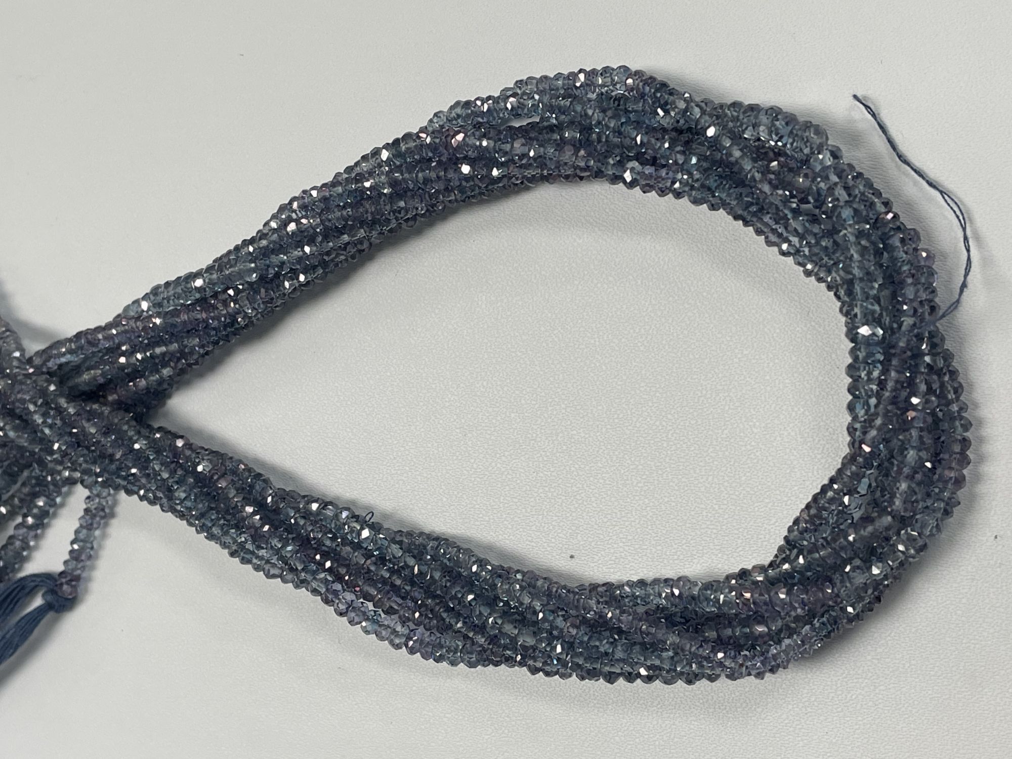 Topaz Rondelle Faceted