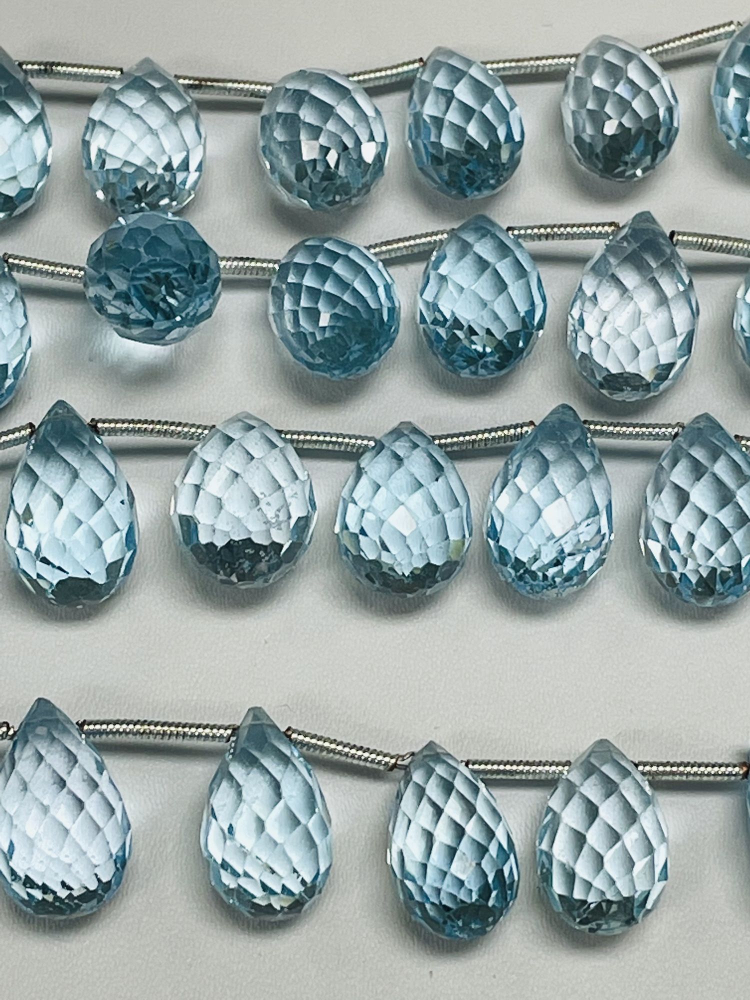 Sky Blue Topaz Drop Faceted