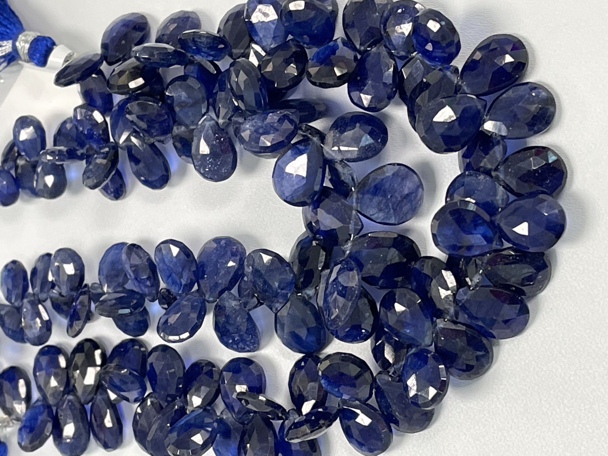 Blue Sapphire Pear Faceted