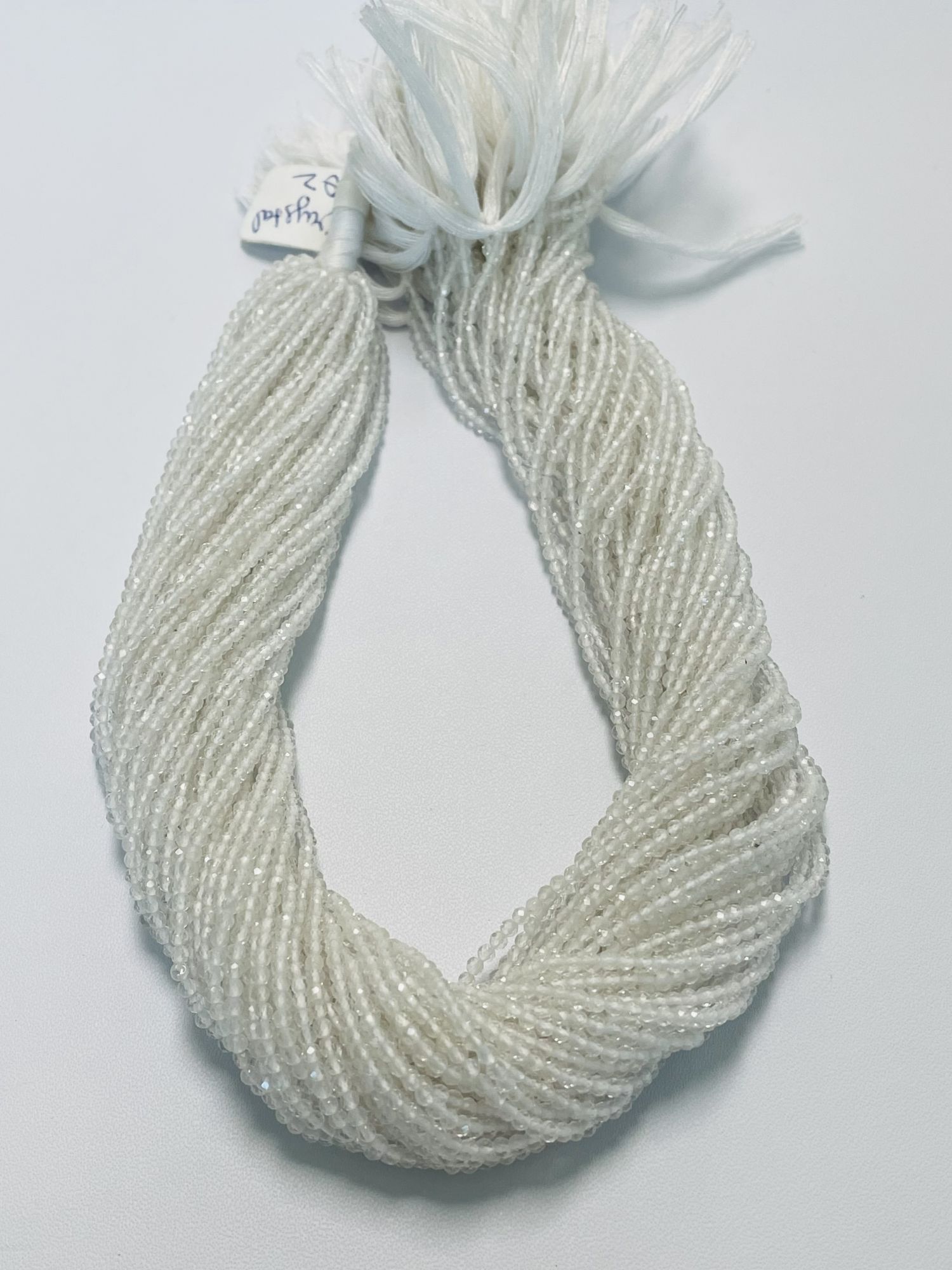 Crystal Quartz Rondelle Faceted