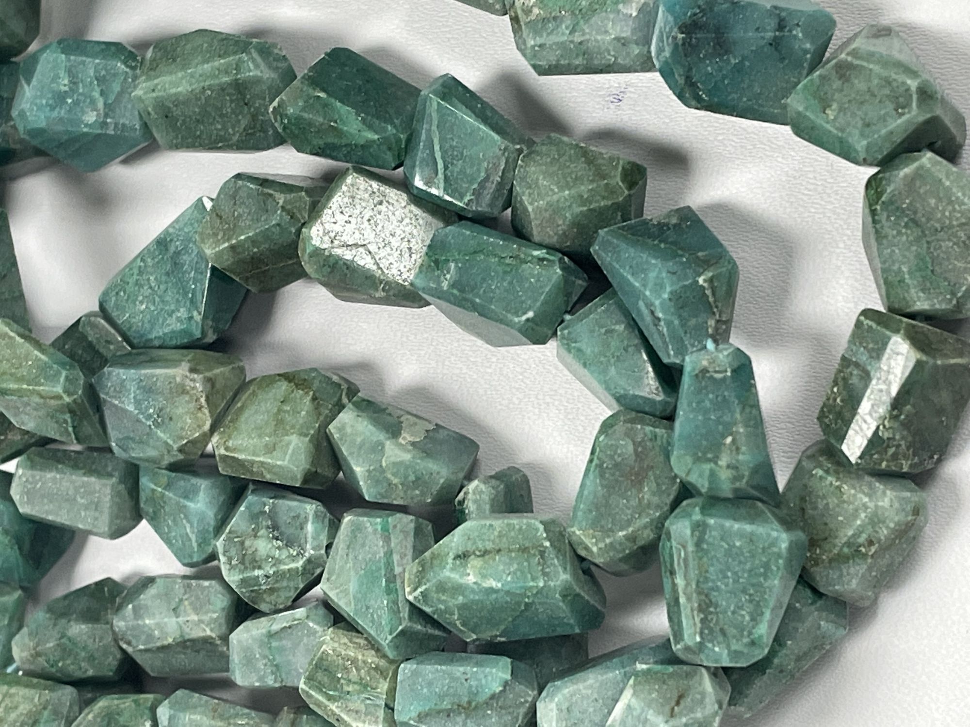 Chrysocolla Nugget Faceted