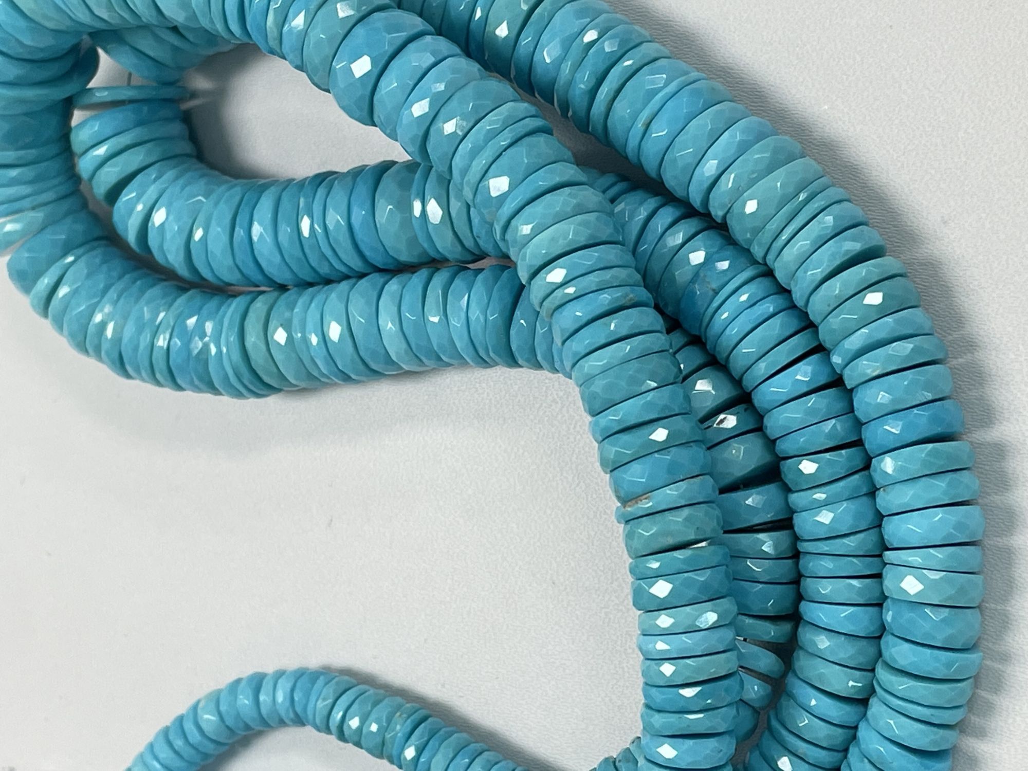 Turquoise Tire Faceted
