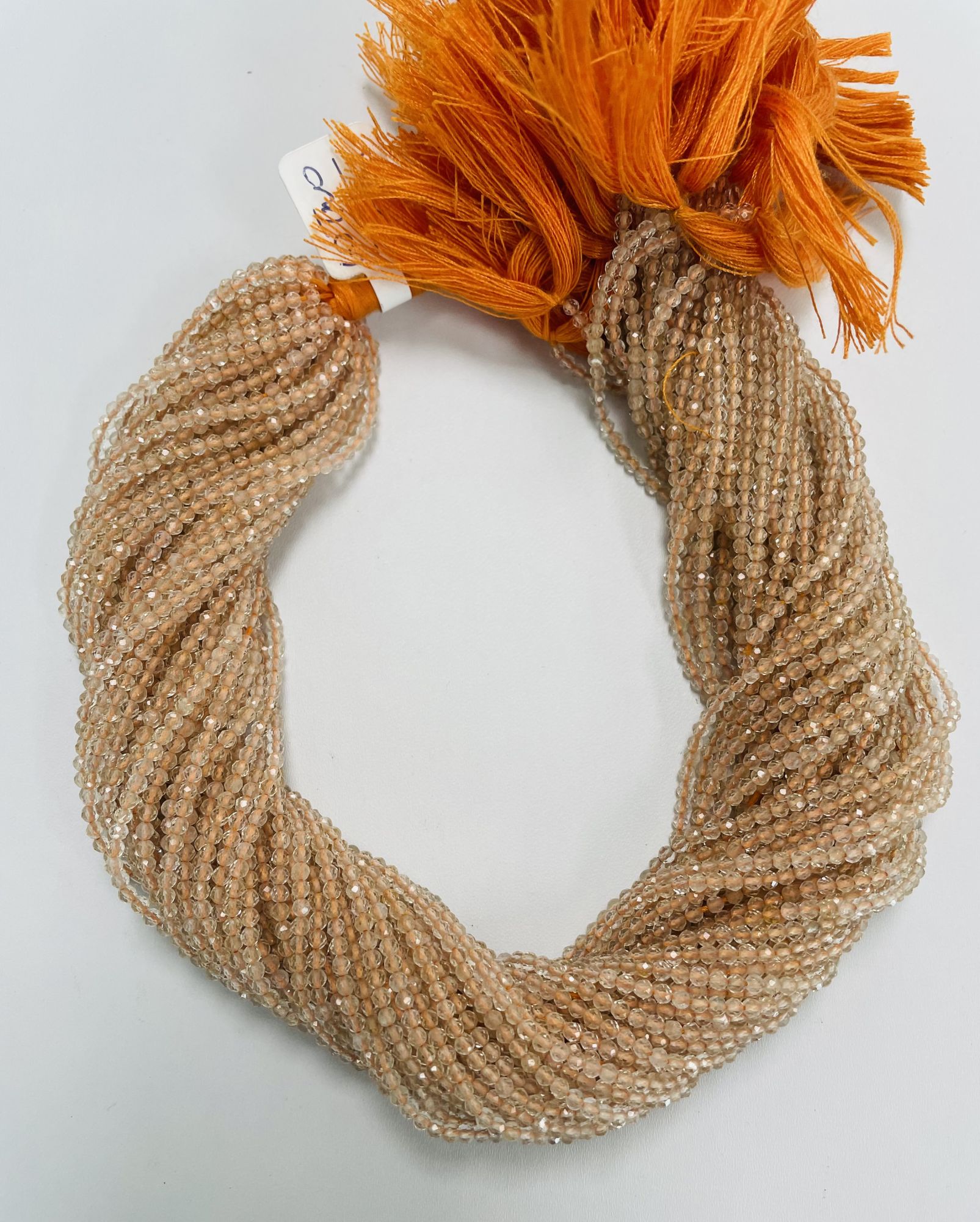 Citrine Rondelles Faceted