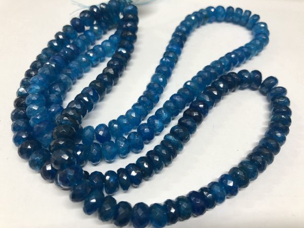 Apatite Rondelles Faceted