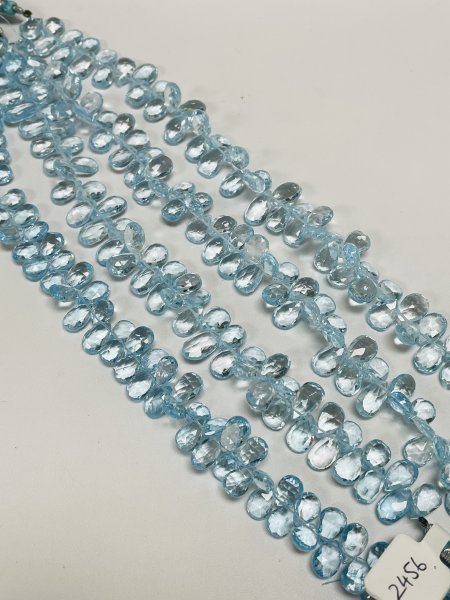 Sky Blue Topaz Pear Faceted