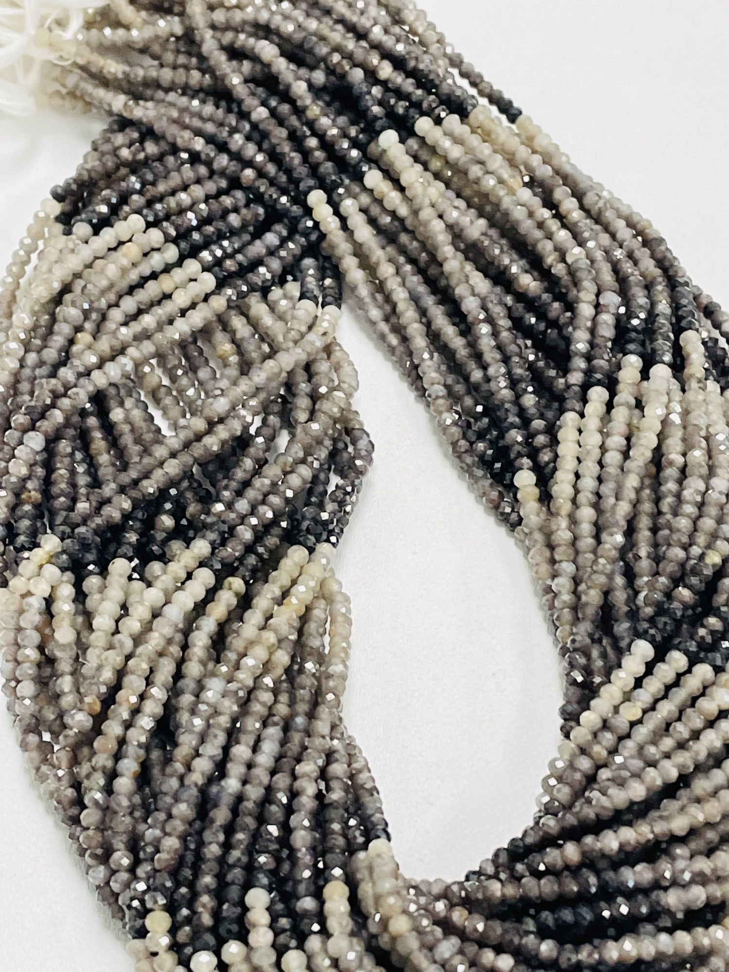 Shaded Sapphire Rondelle Faceted