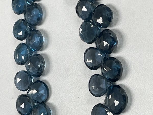 London Blue Topaz Heart Faceted