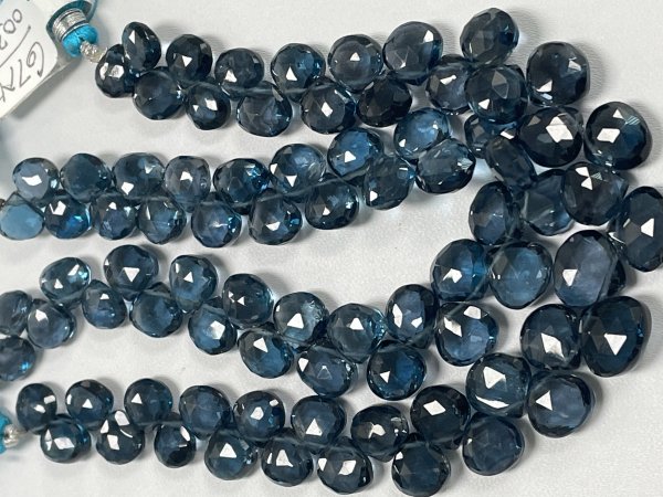 London Blue Topaz Heart Faceted