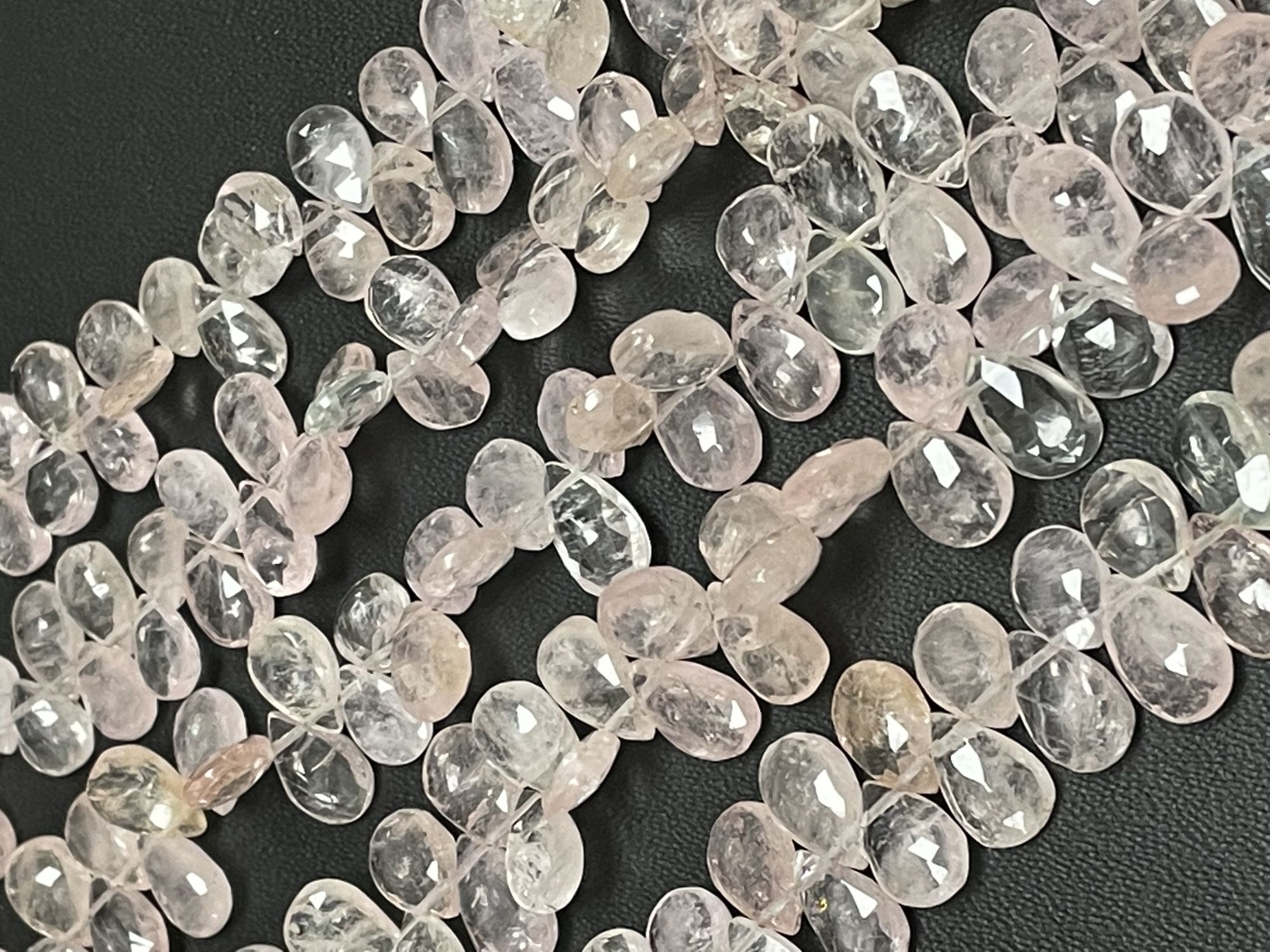 Morganite Pear Faceted