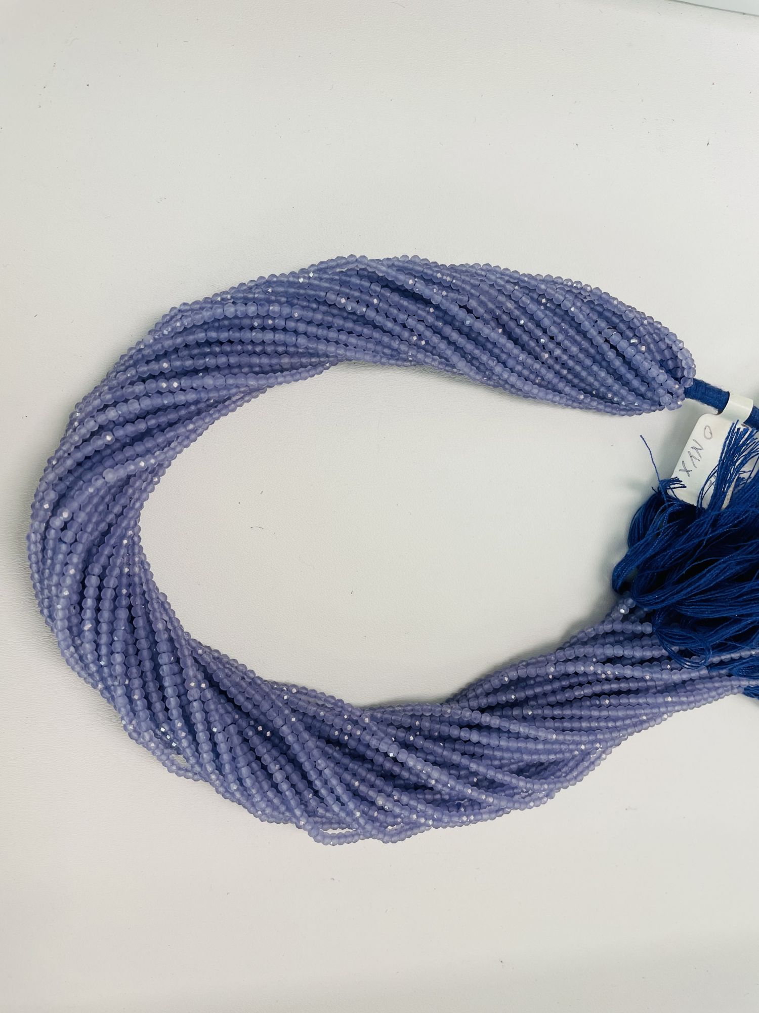 Purple Onyx Rondelle Faceted