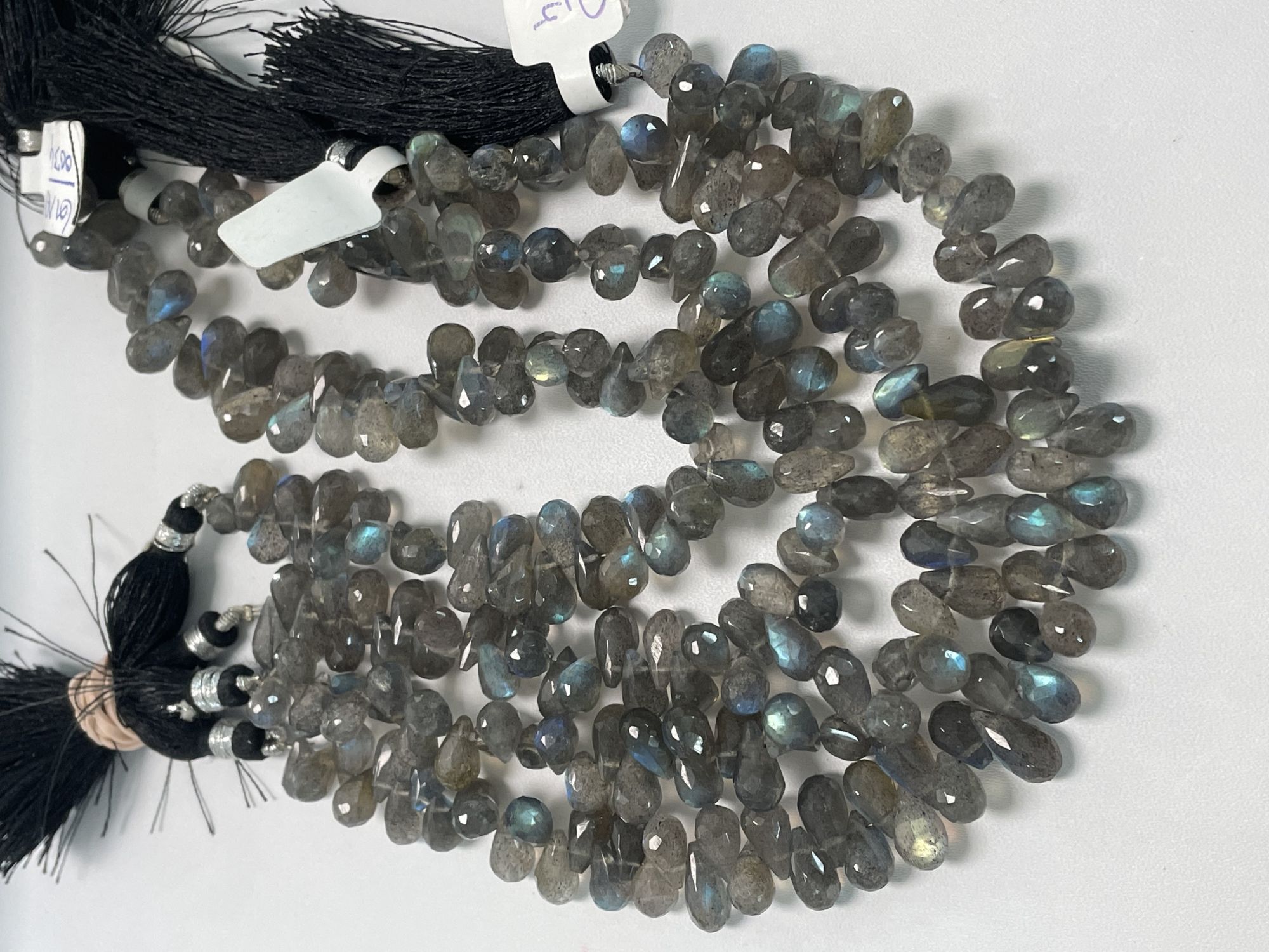 Labradorite Drop Faceted