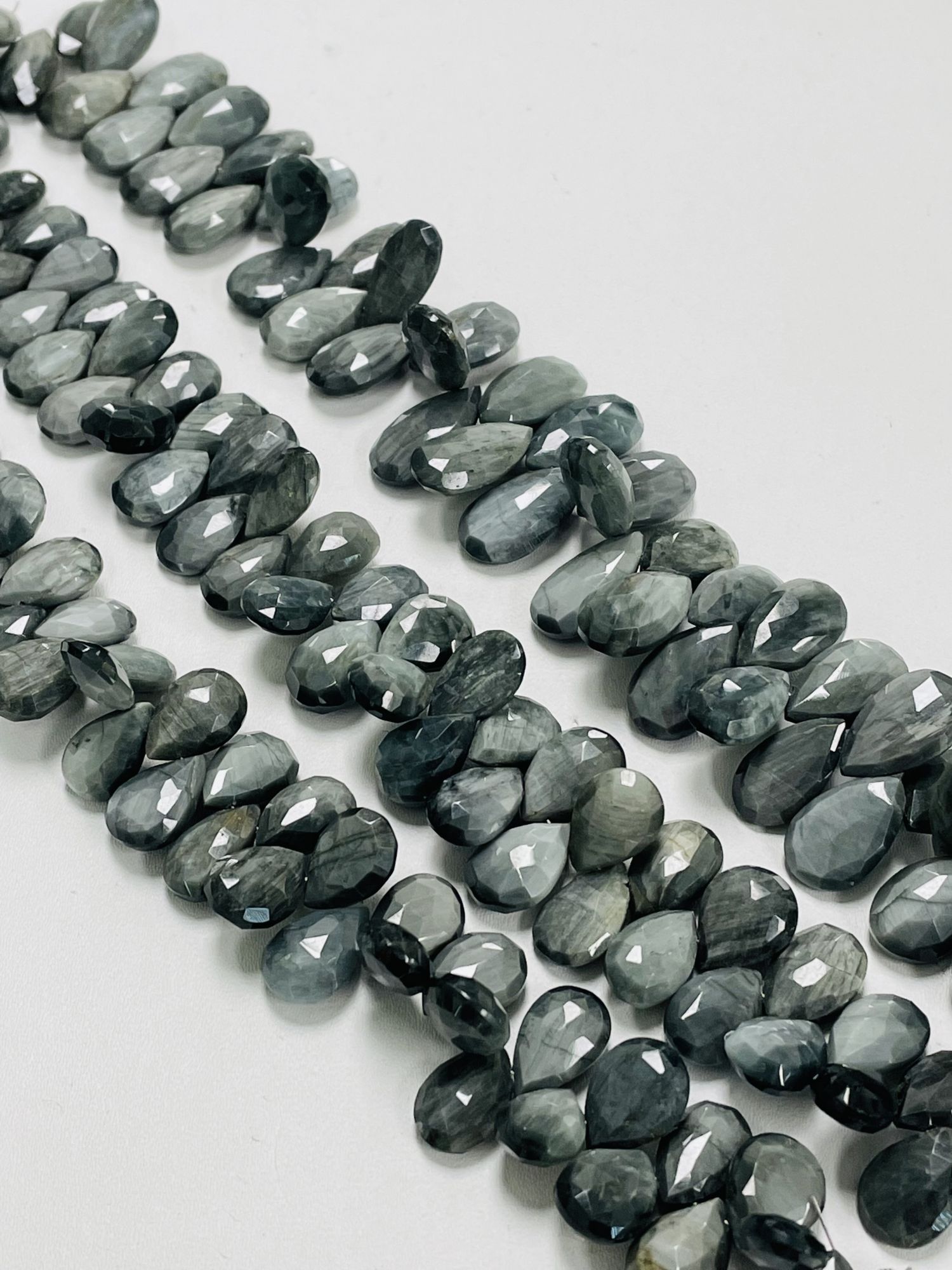 Cats Eye Pear Faceted