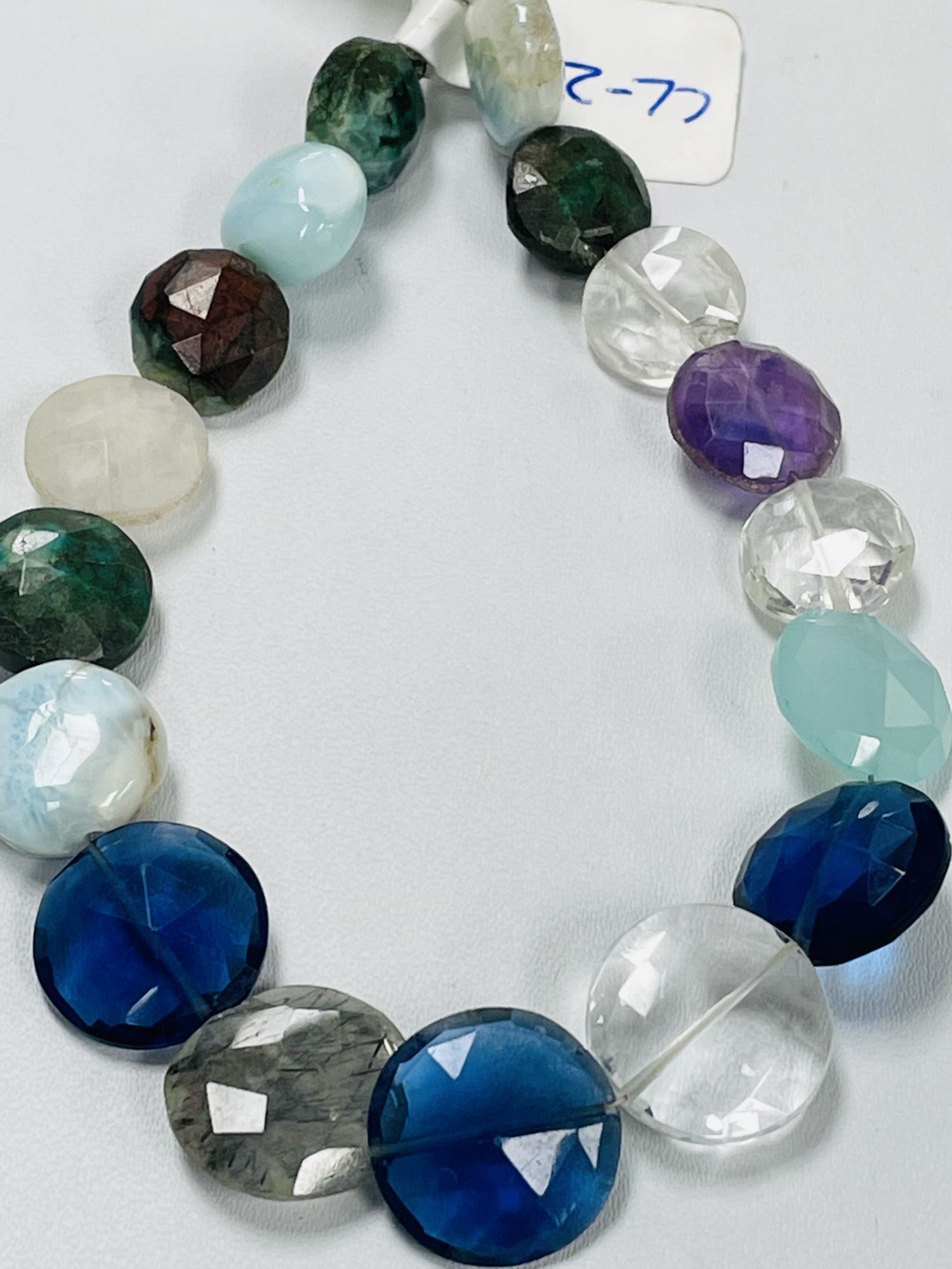 Multistone Coin Faceted