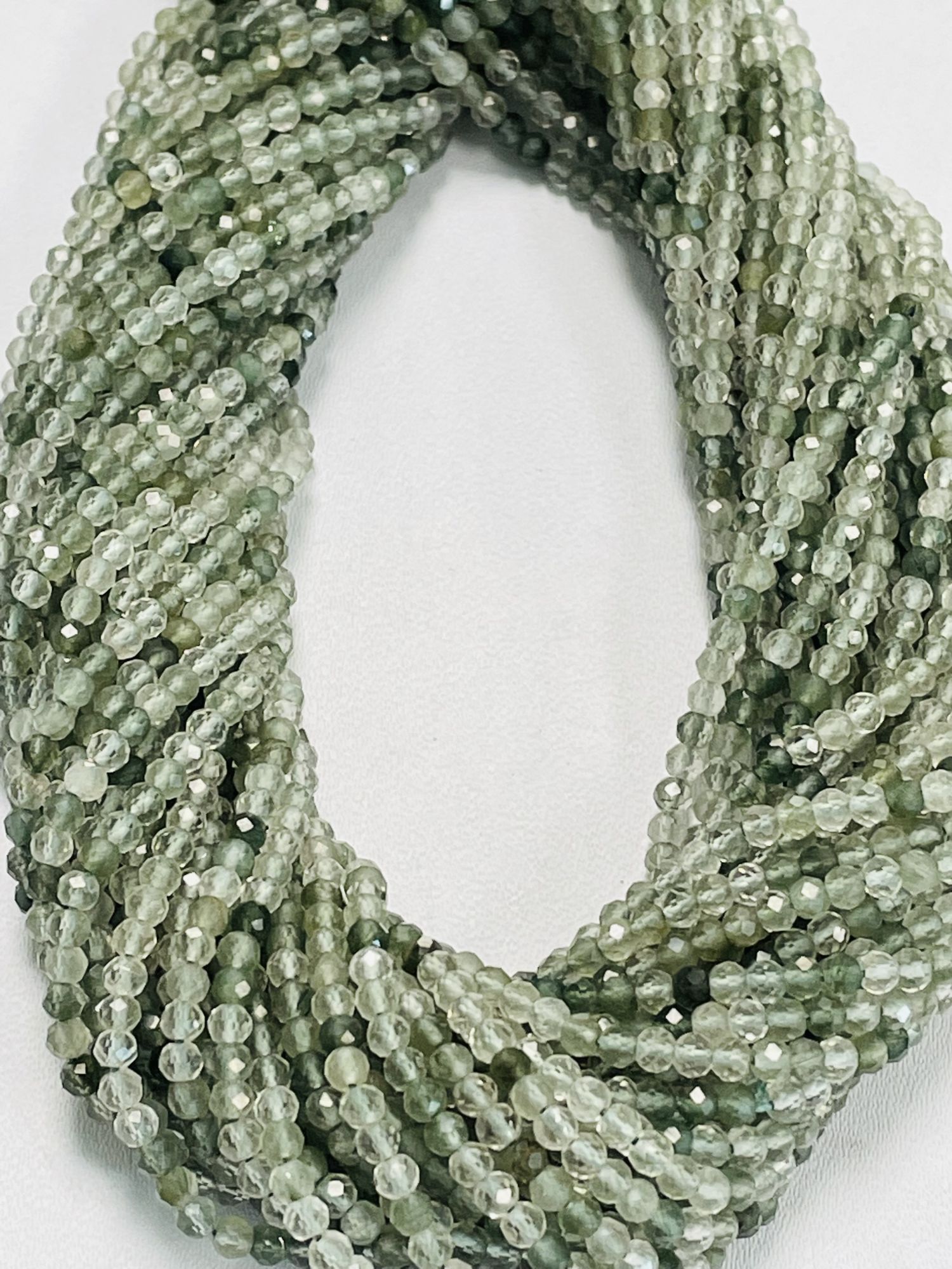 Rutilated Quartz Rondelle Faceted