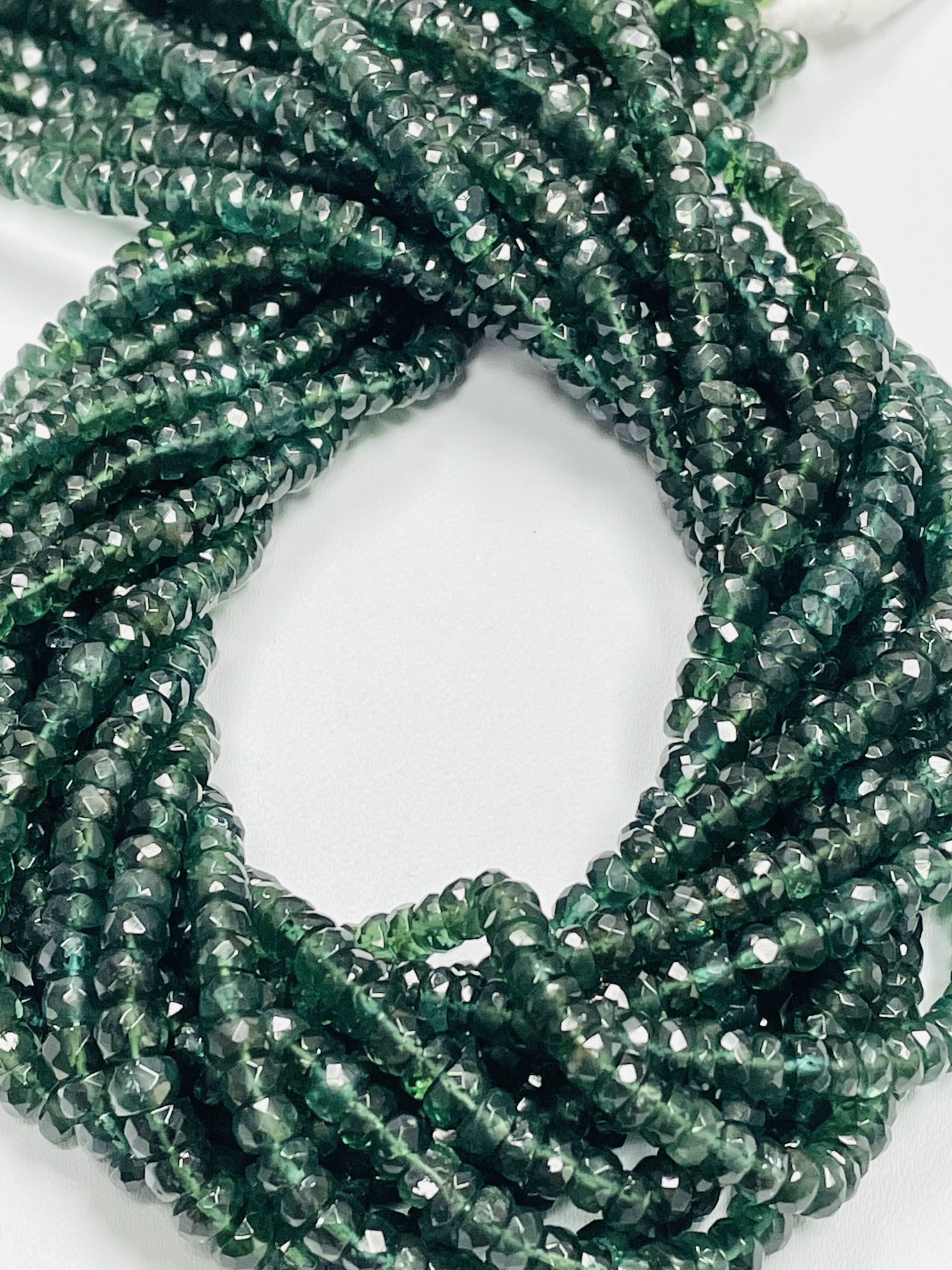 Apatite Rondelle Faceted