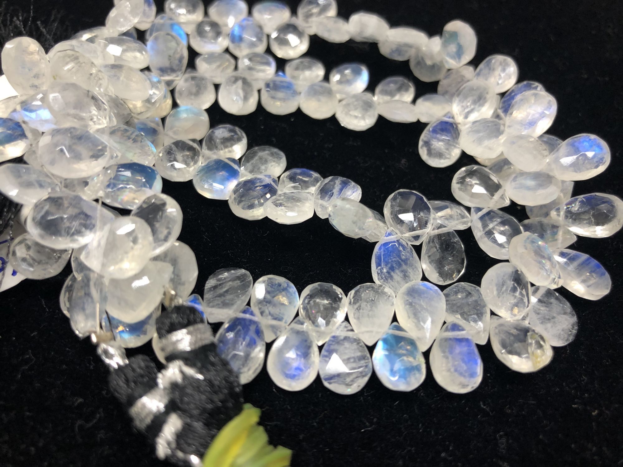 Moonstone Pears Faceted