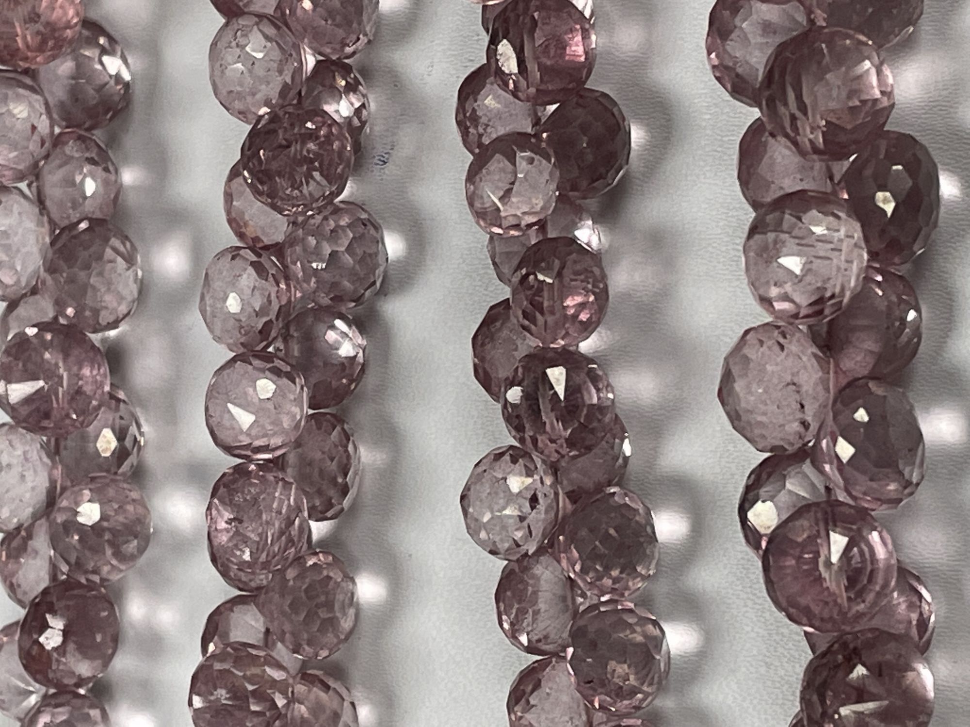 Pink Mystic Quartz Onion Faceted