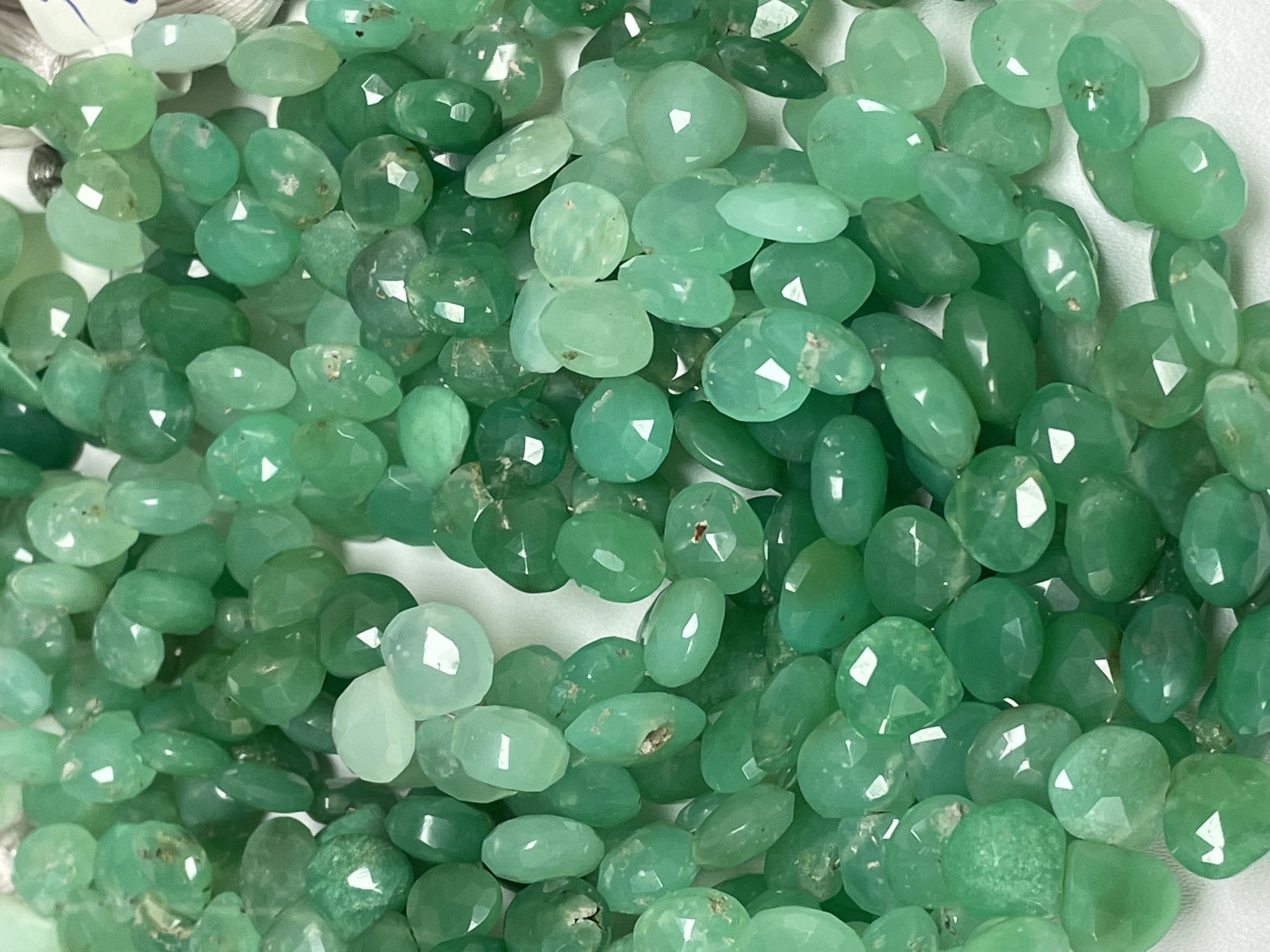 Chrysoprase Heart Faceted