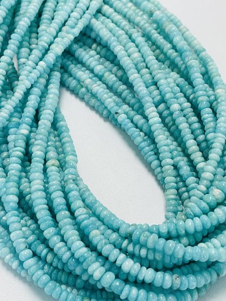 Amazonite Rondelle Smooth