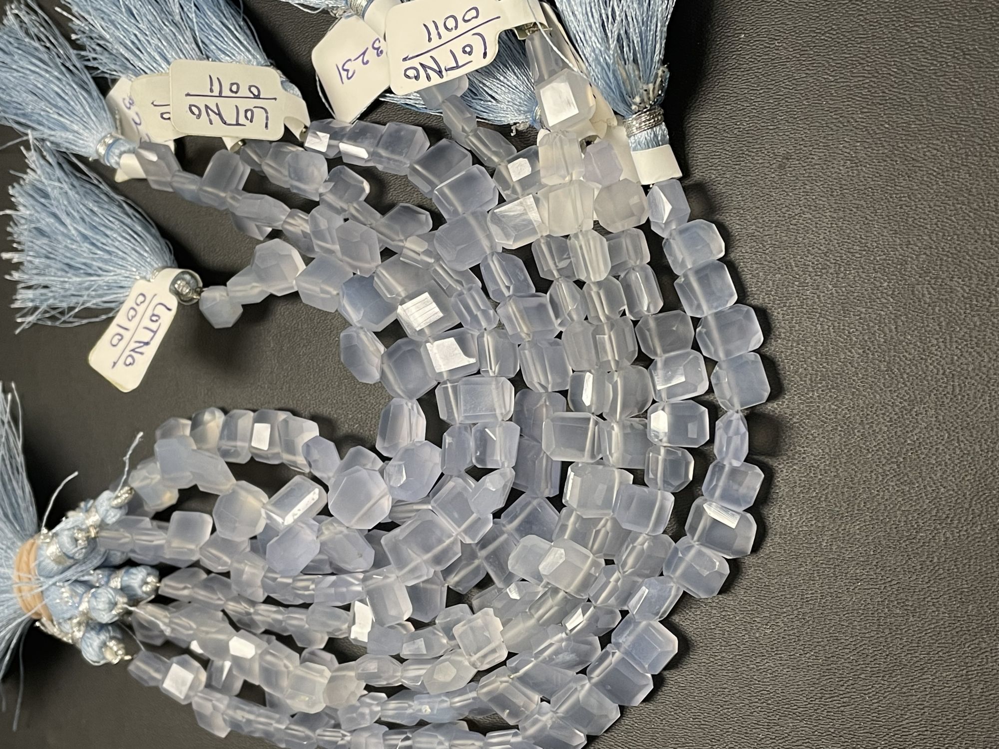 Blue Chalcedony Funky Cut Faceted