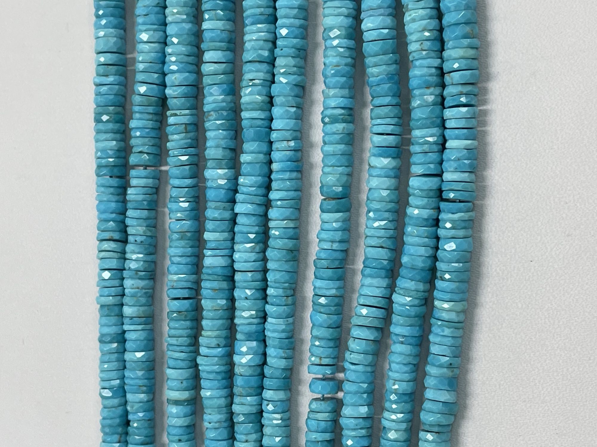 Turquoise Tire Faceted