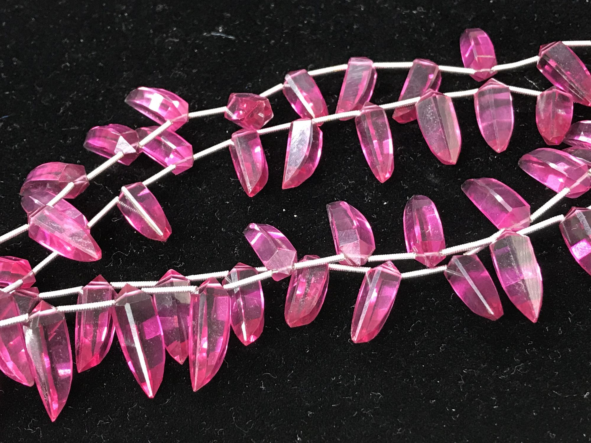 Rubilite Hydro Quartz Okra Faceted