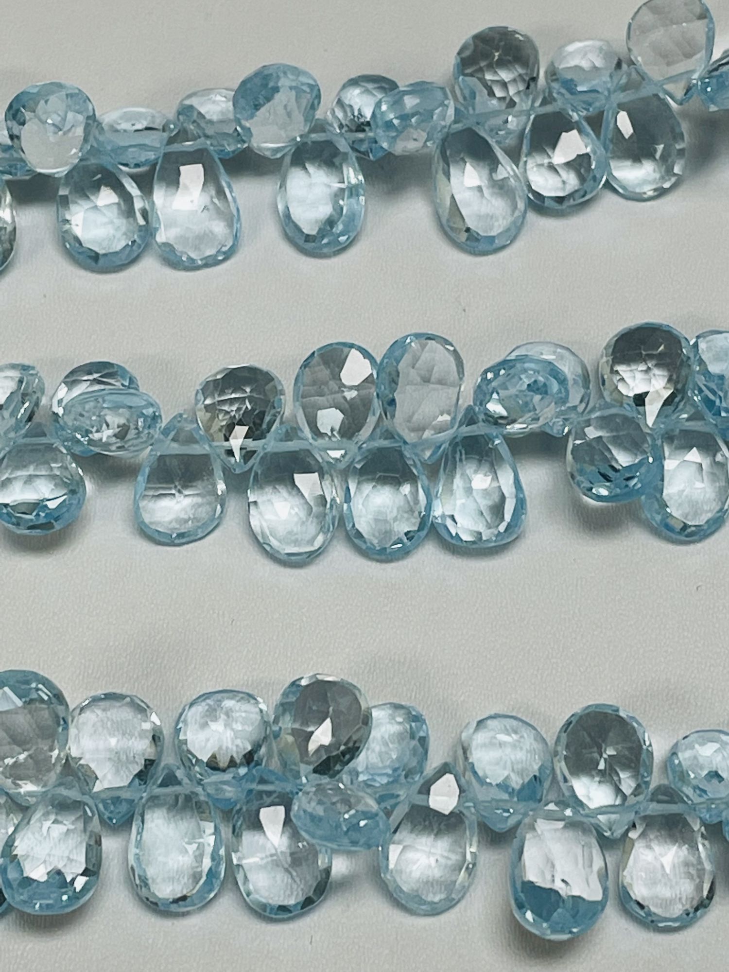 Sky Blue Topaz Pear Faceted