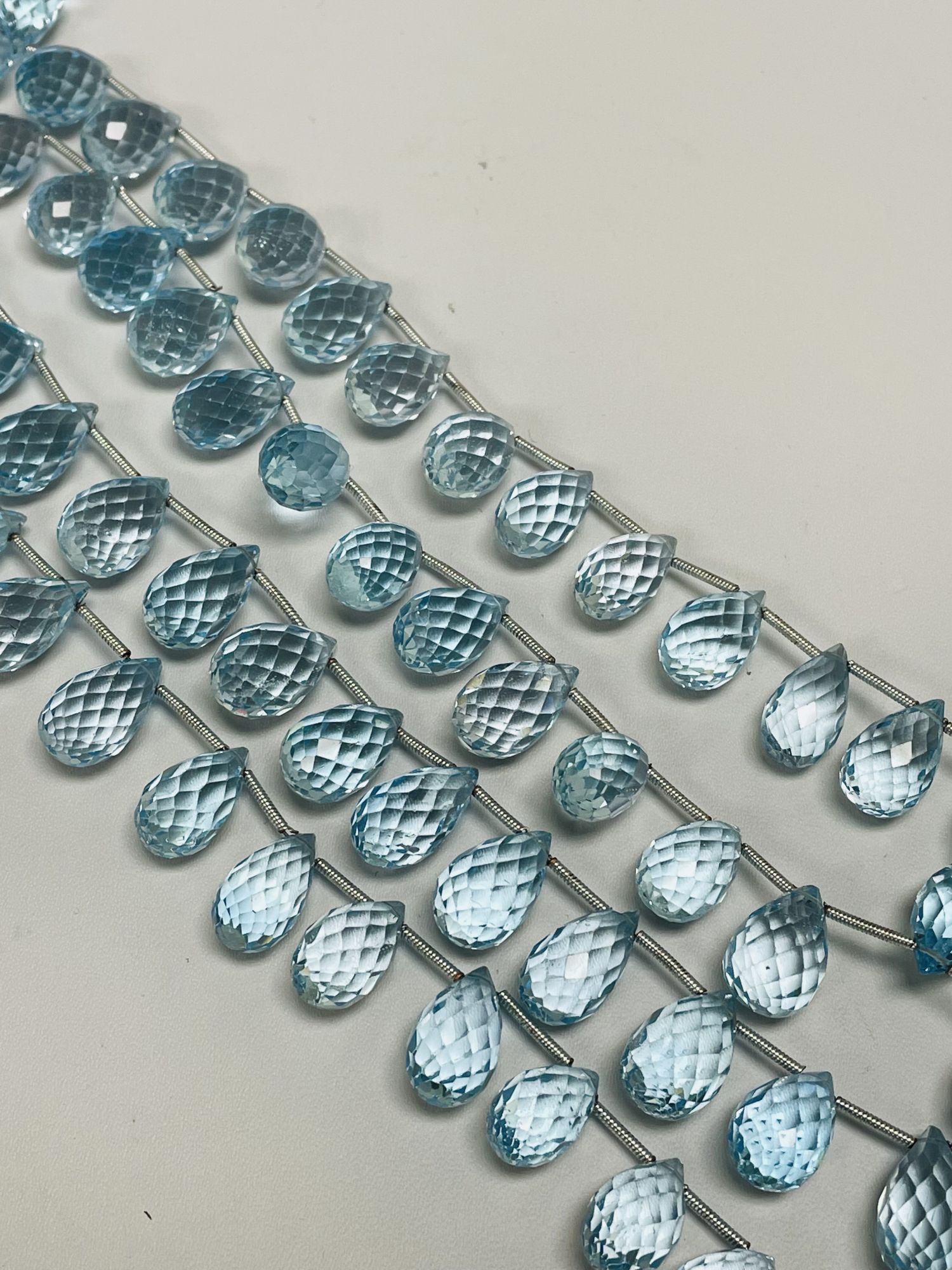 Sky Blue Topaz Drop Faceted