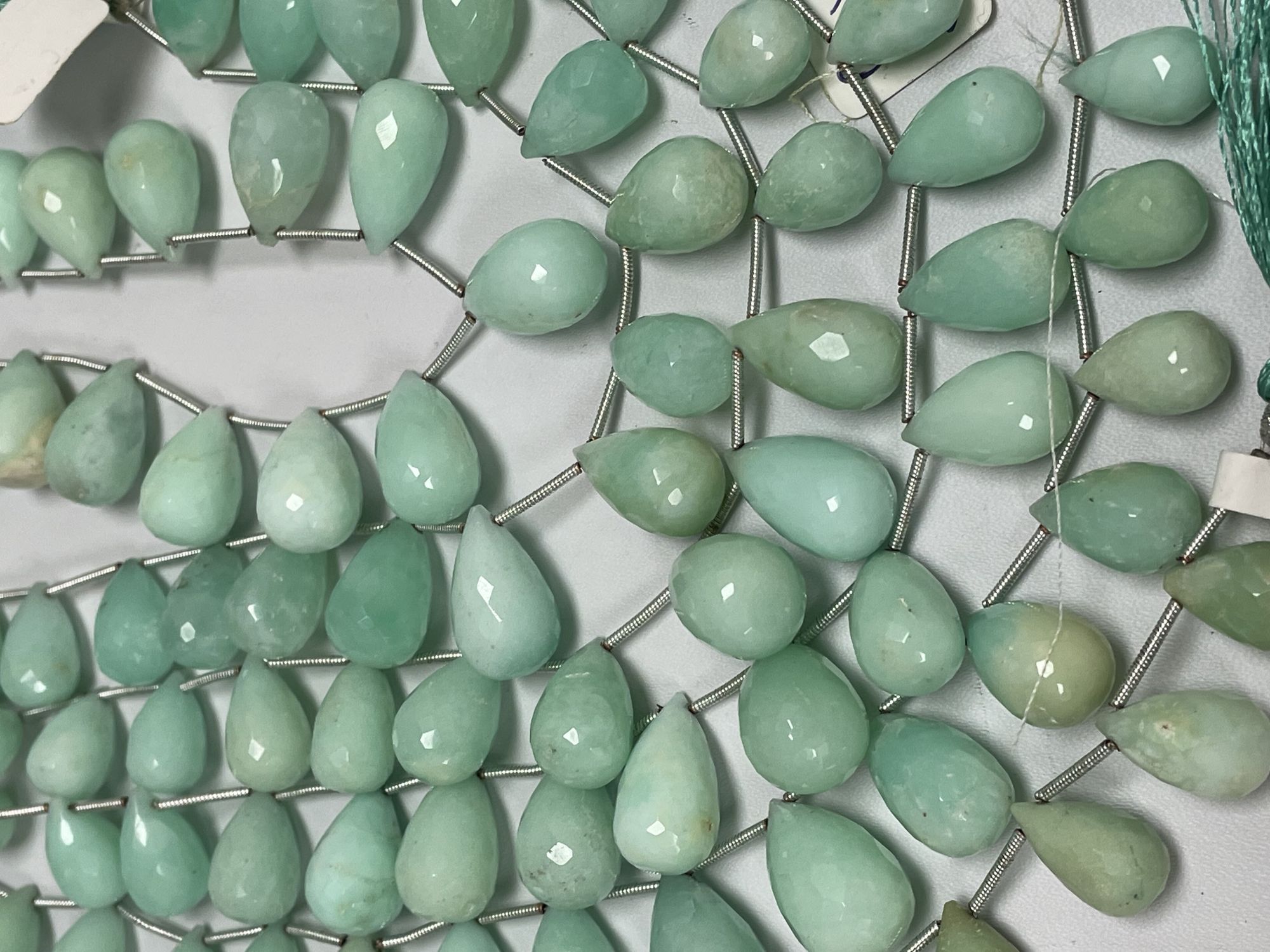 Chrysoprase Drop Faceted